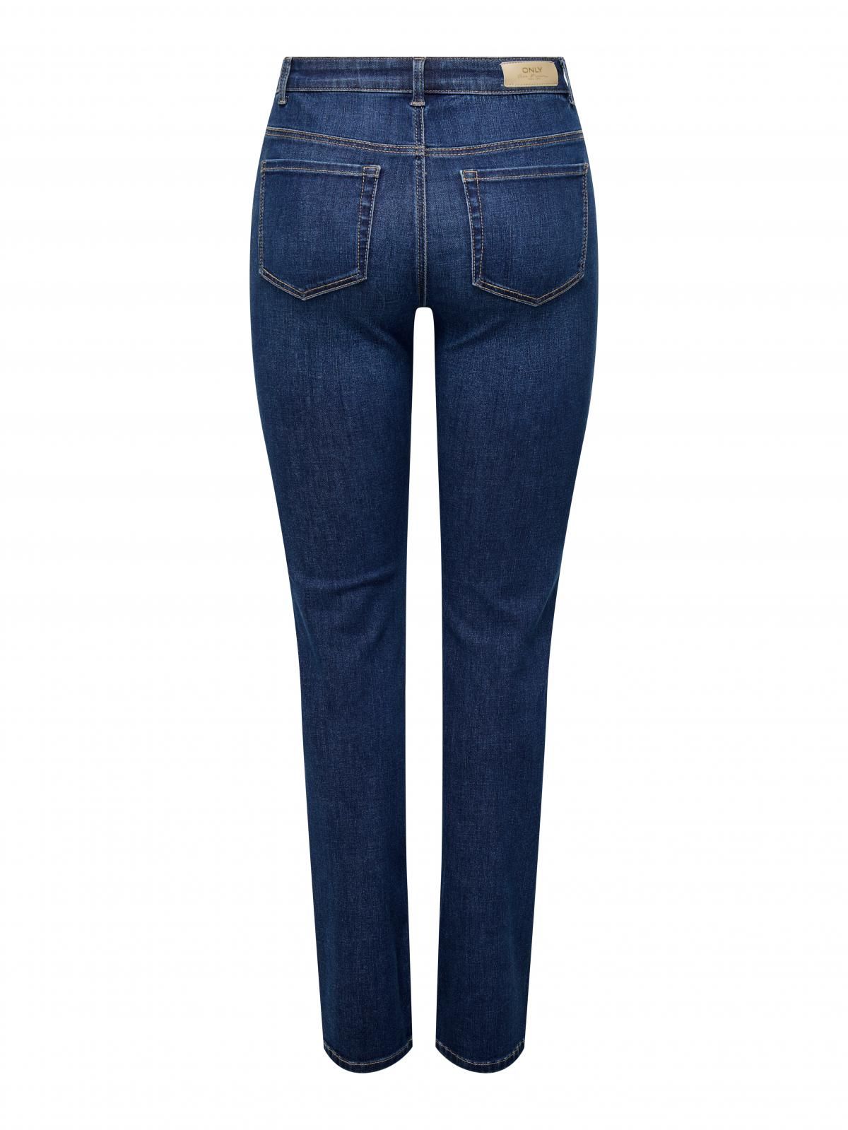 온리 데님 미드웨이스트 슬림핏 청바지 15318589_2114 BLUE / DARK BLUE DENIM - 상세 이미지 4