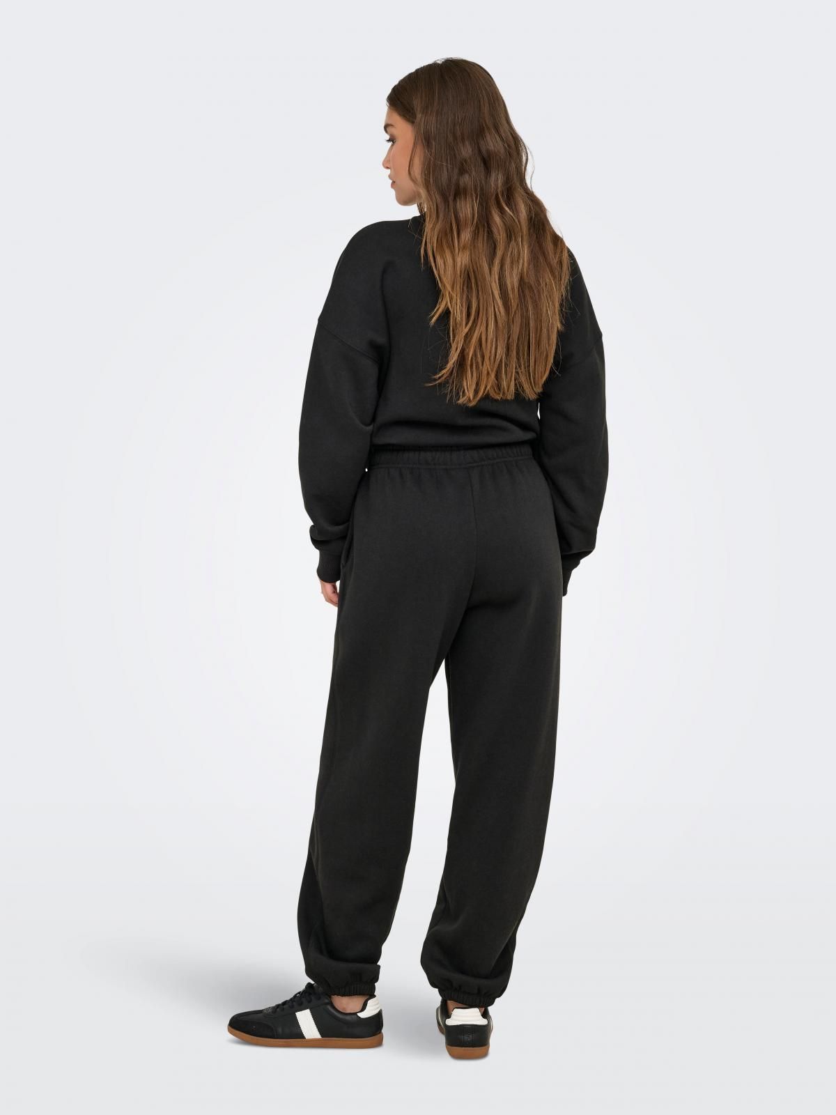 온리 와이드핏 테크니컬 스웨트 팬츠 15357504_2161 BLACK / BLACK - 상세 이미지 2