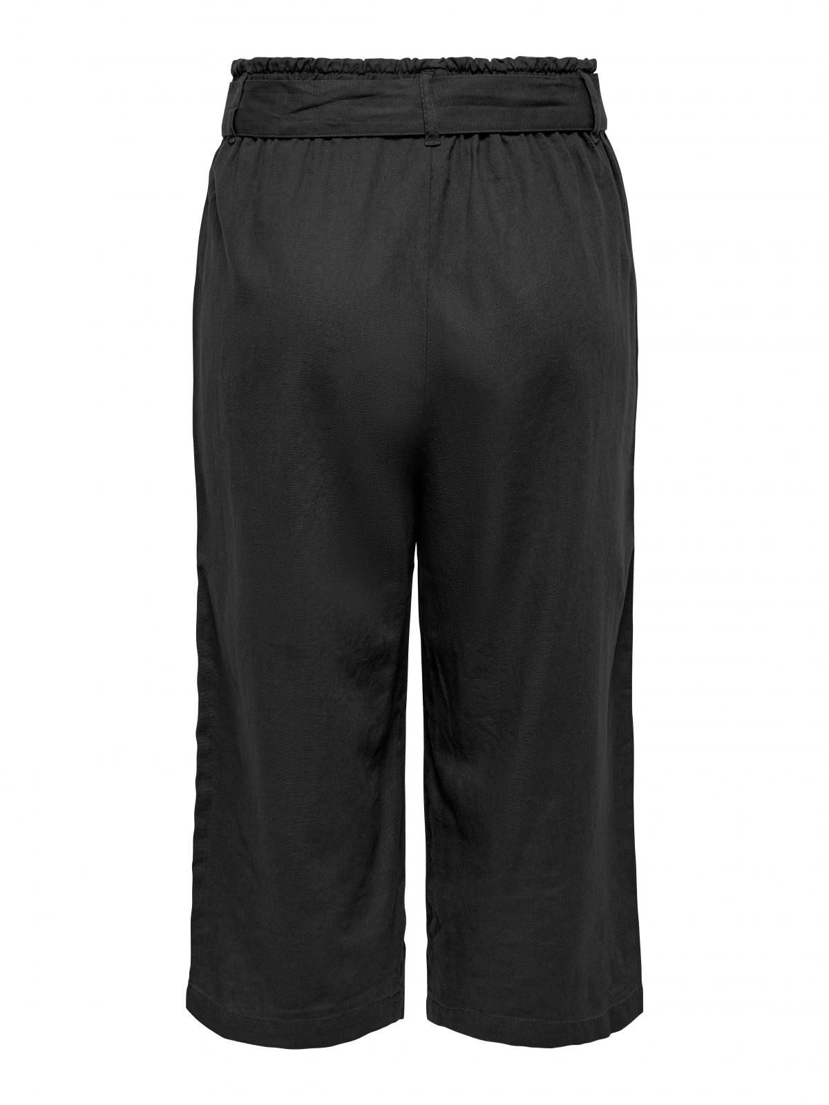 제이디와이 루즈핏 와이드 크롭 팬츠 밴딩 블랙 15254627_2161 BLACK / BLACK - 상세 이미지 4