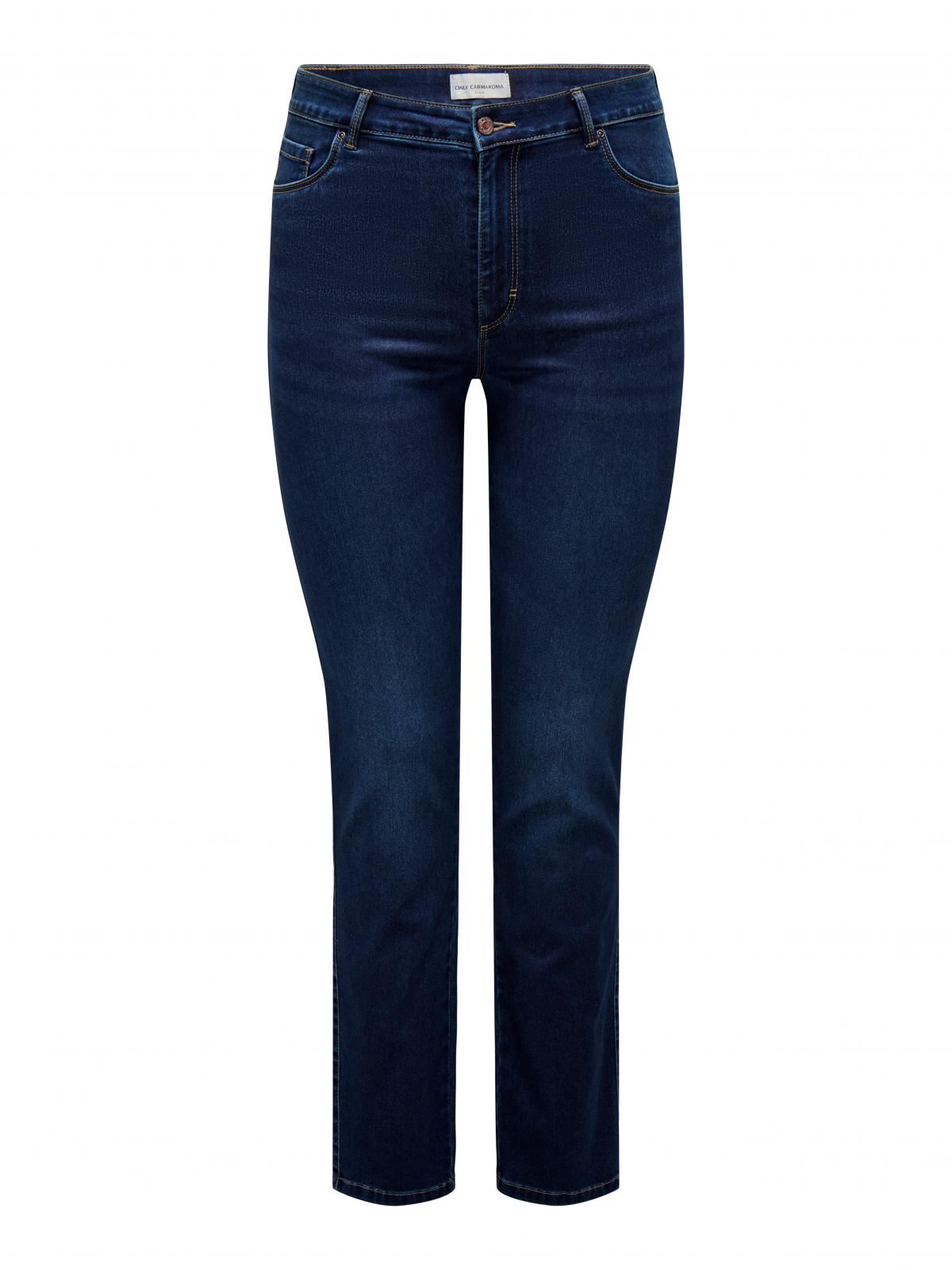 온리 하이웨이스트 스트레이트핏 데님 청바지 15300925_2114 BLUE / DARK BLUE DENIM - 상세 이미지 3