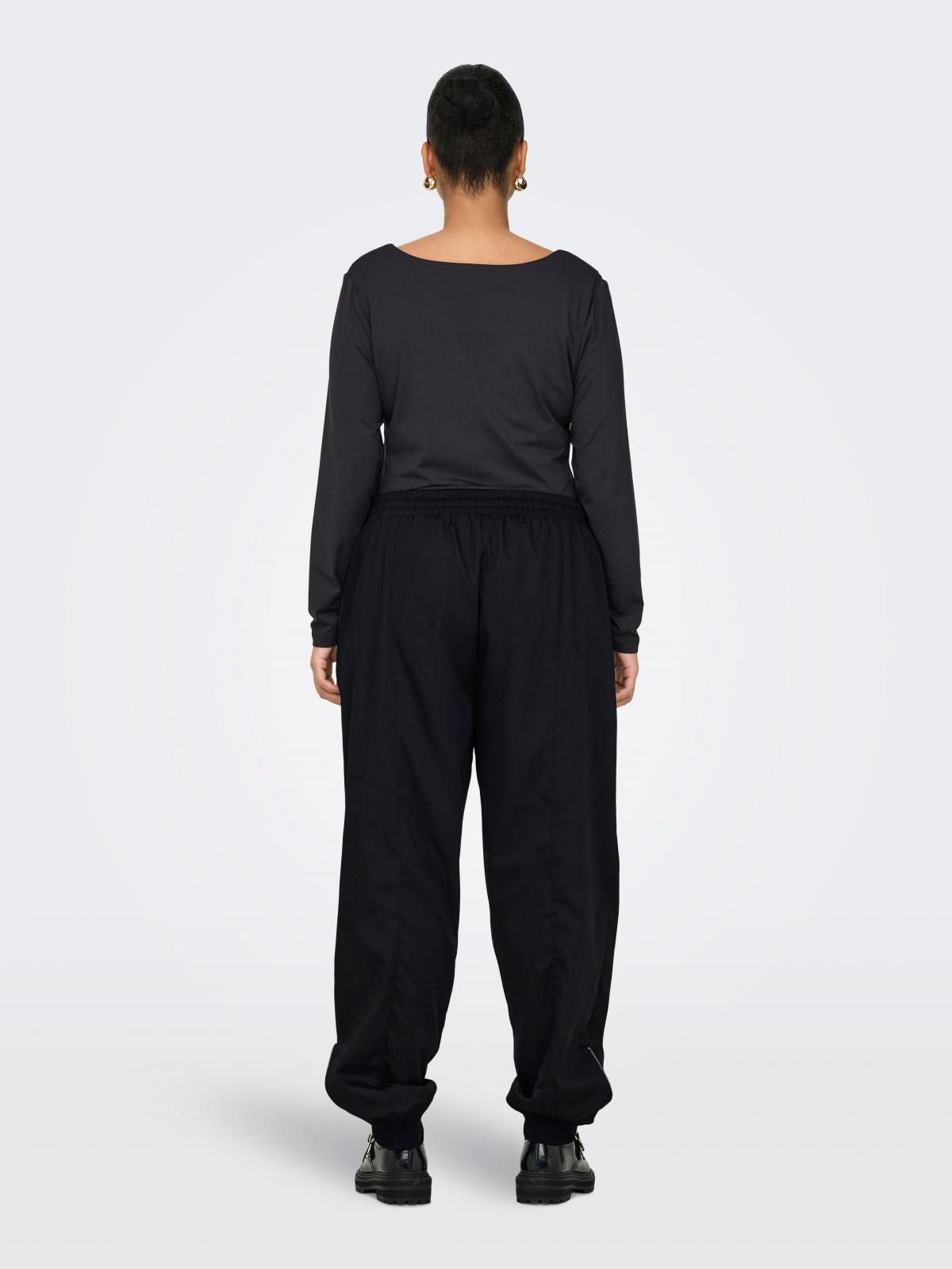 온리 테크니컬 루즈핏 조거 팬츠 스트링 블랙 15344904_2161 BLACK / BLACK - 상세 이미지 2