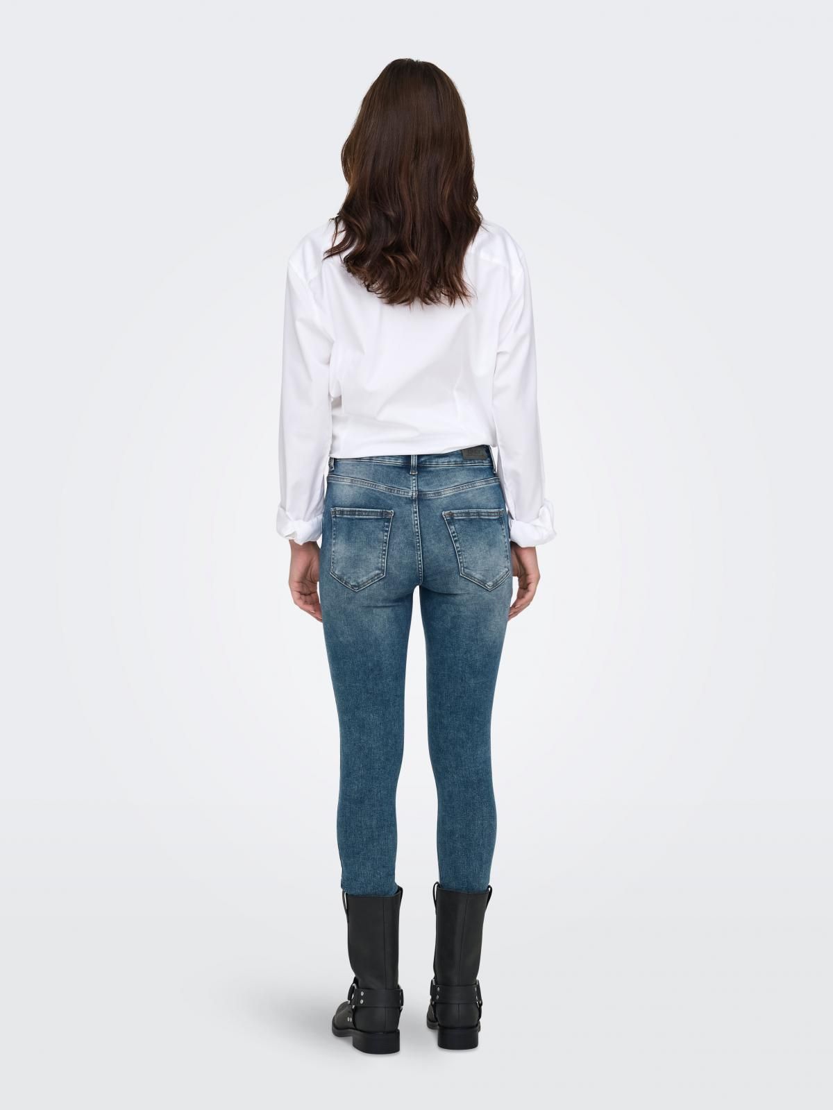 온리 데님 미드웨이스트 스키니핏 진 15336681_7026 BLUE / SPECIAL BLUE GREY DENIM - 상세 이미지 2