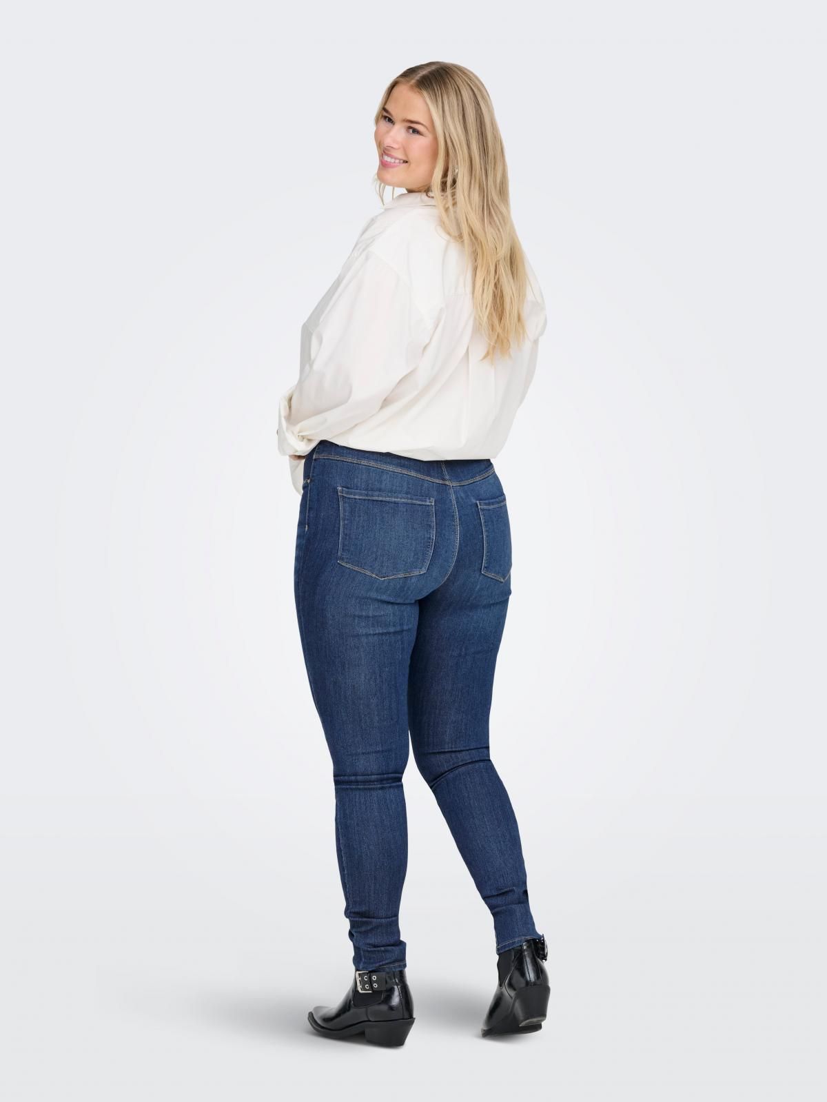 온리 데님 스키니핏 청바지 캐주얼 15361395_2115 BLUE / MEDIUM BLUE DENIM - 상세 이미지 2