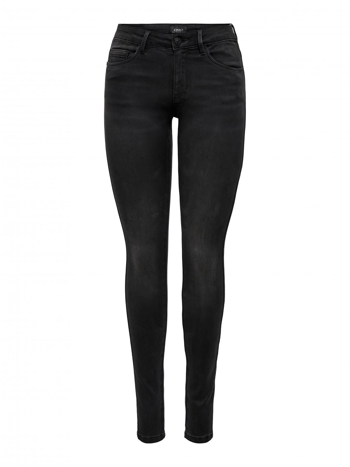 온리 블랙 시크 웨이스트 스키니핏 데님 진 15193696_2103 BLACK / BLACK DENIM - 상세 이미지 3