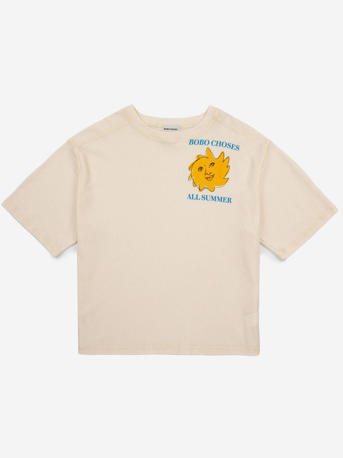 보보쇼즈 오가닉 박시핏 반팔 티셔츠 오프화이트 123BD003 ONE COLOR - 상품 이미지