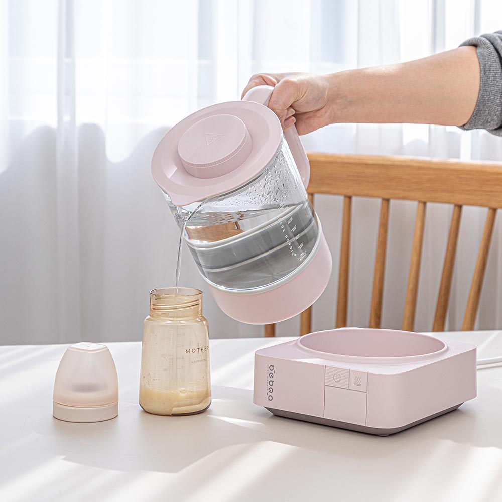 스텐316L 아기 분유포트 염소제거모드 보온 온도조절 내열유리 티포트 차탕기 전기주전자