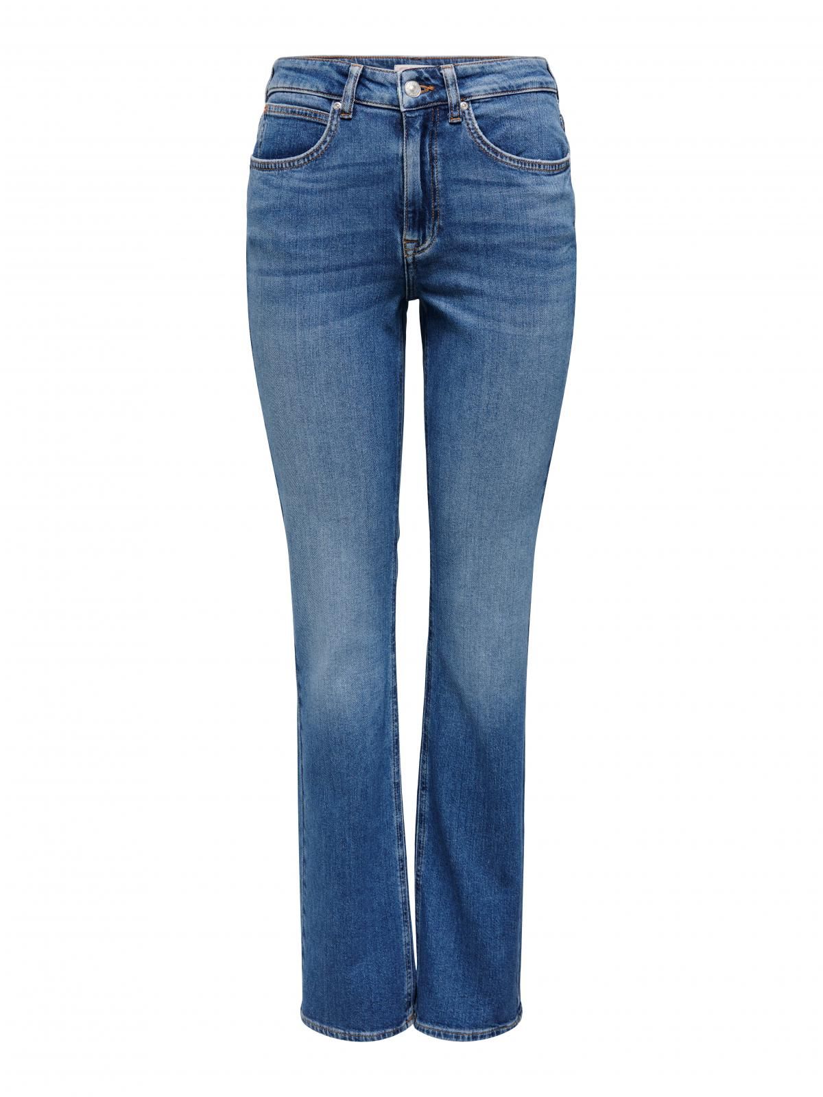 온리 미드웨이스트 부츠컷핏 데님 진 15293323_2115 BLUE / MEDIUM BLUE DENIM - 상세 이미지 3