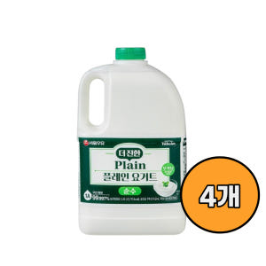 서울우유 플레인요거트 대용량 더진한순수무가당2.45L 4개 토핑 수제간식... 맛있게 먹은 솔직 후기 - 상품 이미지 1