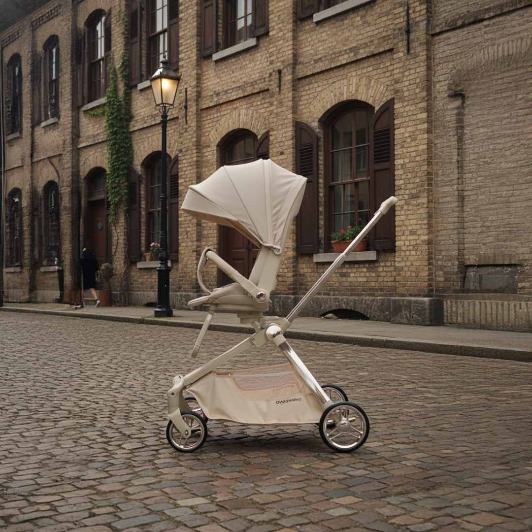 [누비앤타보] NUVY 노바 트라이크 휴대용 유모카 TAVO프리미엄 버전 베이지