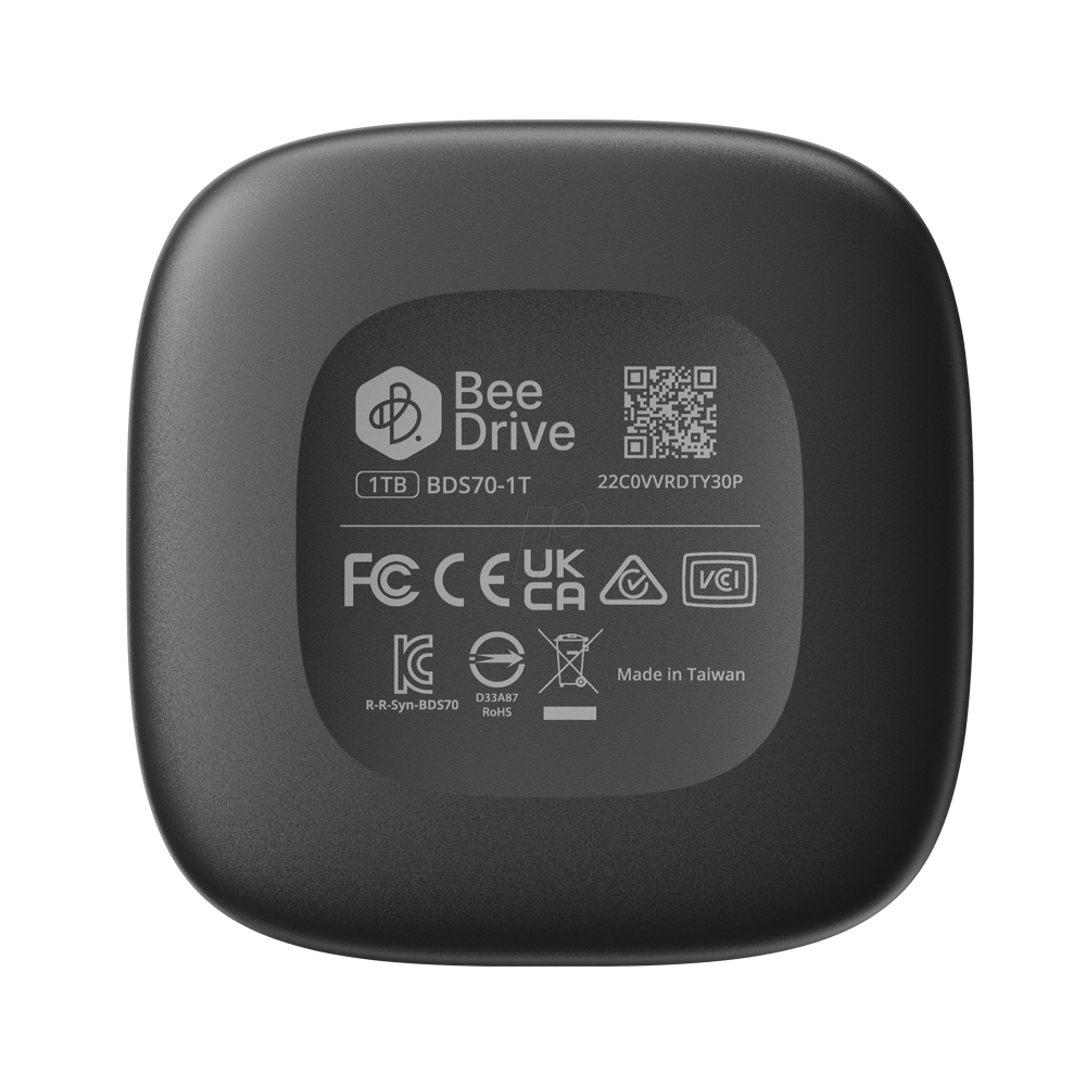 시놀로지 BeeDrive BDS70 휴대용 외장SSD 4TB 스마트폰 노트북 백업 동기화 - 상세 이미지 5