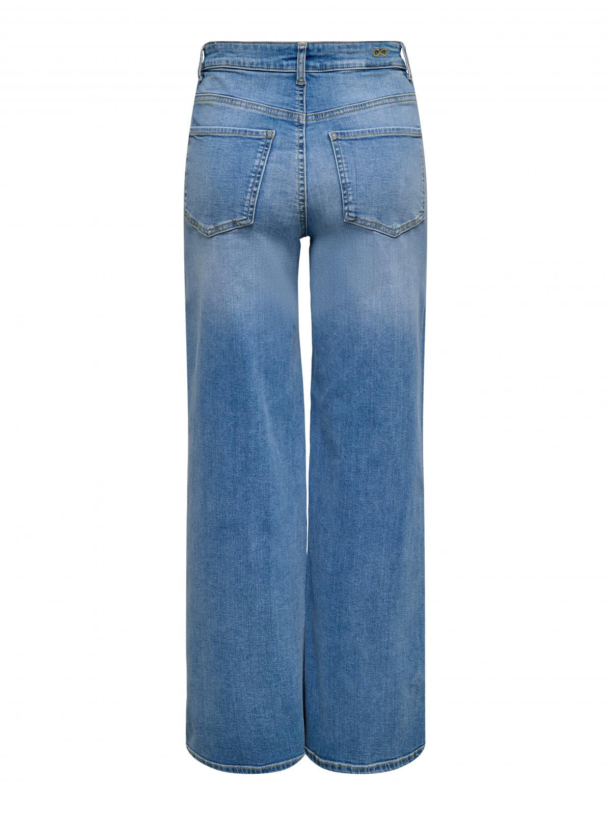 제이디와이 와이드핏 하이웨이스트 데님 팬츠 15342089_2115 BLUE / MEDIUM BLUE DENIM - 상세 이미지 4