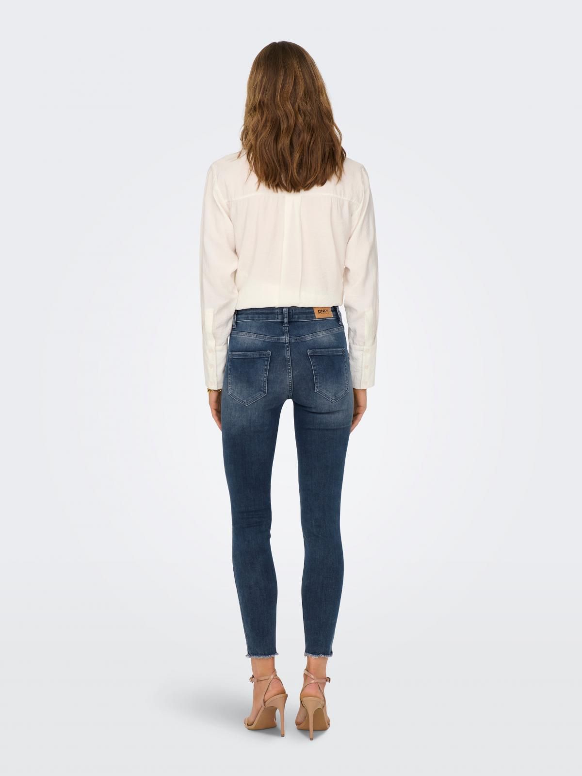 온리 미드웨이스트 스키니핏 청바지 15216970_7026 BLUE / SPECIAL BLUE GREY DENIM - 상세 이미지 2