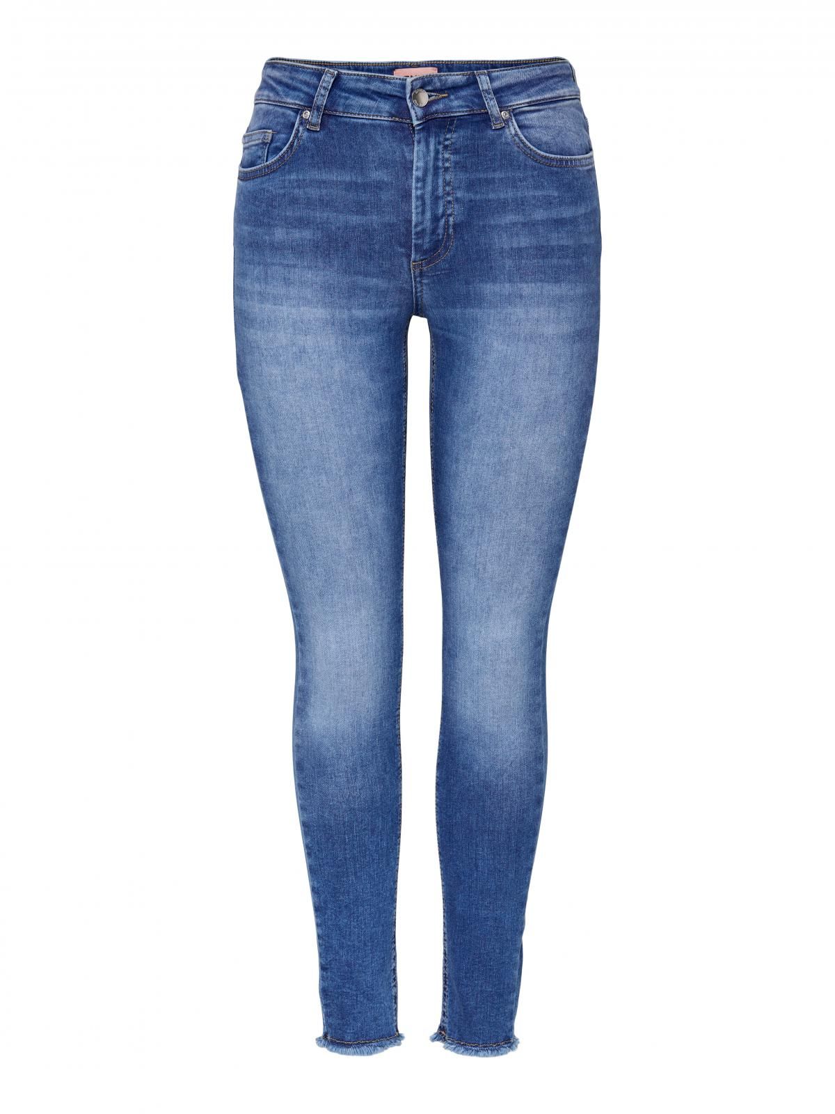 온리 슈퍼스트레치 미드웨이스트 스키니핏 진 15195681_2115 BLUE / MEDIUM BLUE DENIM - 상세 이미지 3