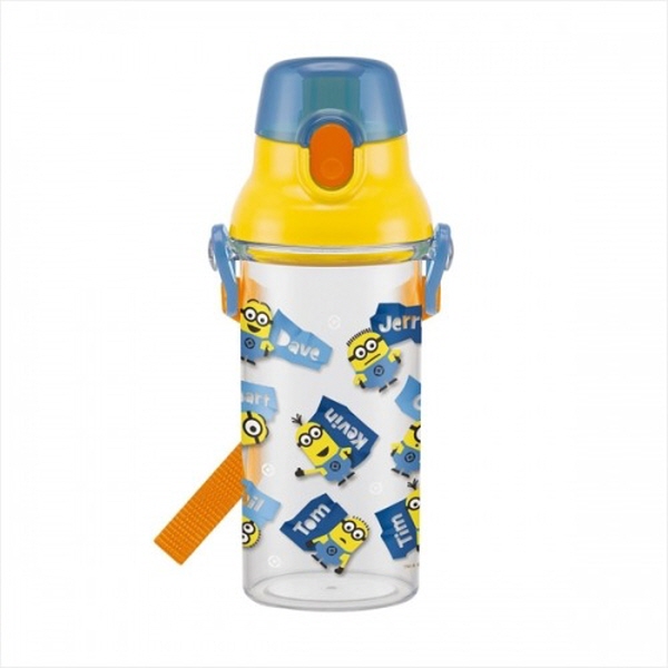 미니언즈3 클리어 원터치 어깨끈물병 480ml - 상품 이미지