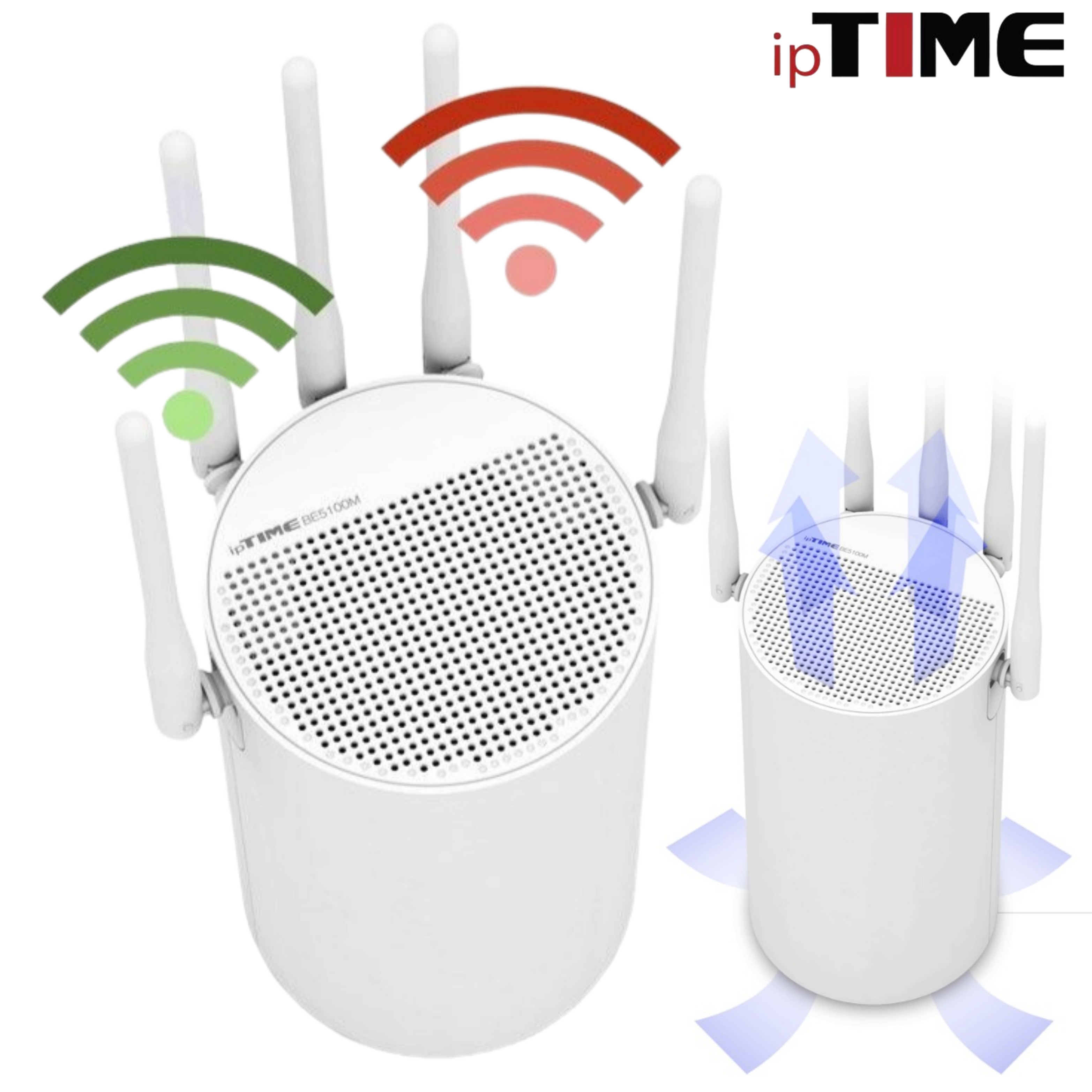 ipTIME 야호~BE5100M 와이파이7 유무선 공유기 초고속 인터넷 가정용 사무실용 - 상품 이미지