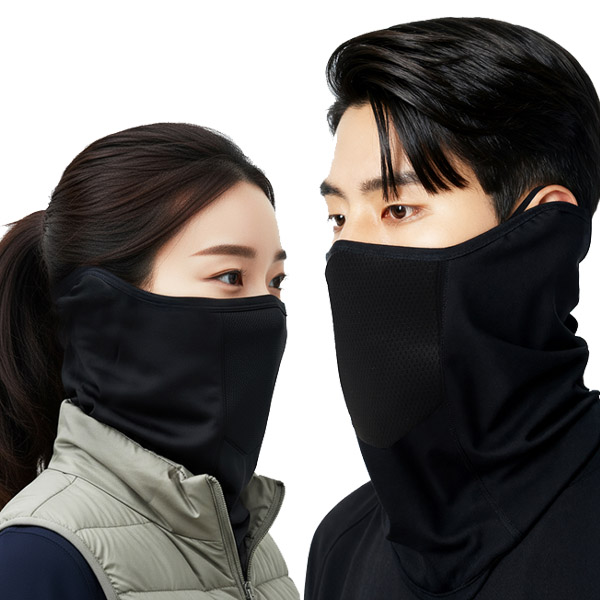 귀 덮개형 멀티프 넥워머 김 서림 방지 따뜻한 겨울용 기모 멀티스카프 - 메인 이미지