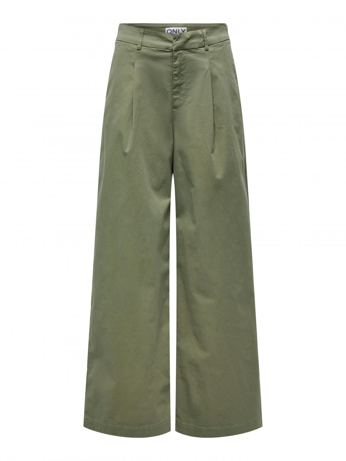 온리 와이드핏 테크니컬 미드웨이스트 팬츠 카키 15365822_4263 GREEN / KALAMATA - 상세 이미지 3
