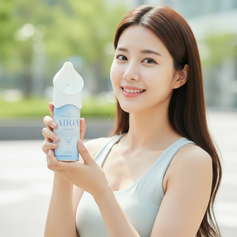 가정용 산소호흡기 휴대용 산소캔 산소통 산소마스크 420ml - 상품 이미지