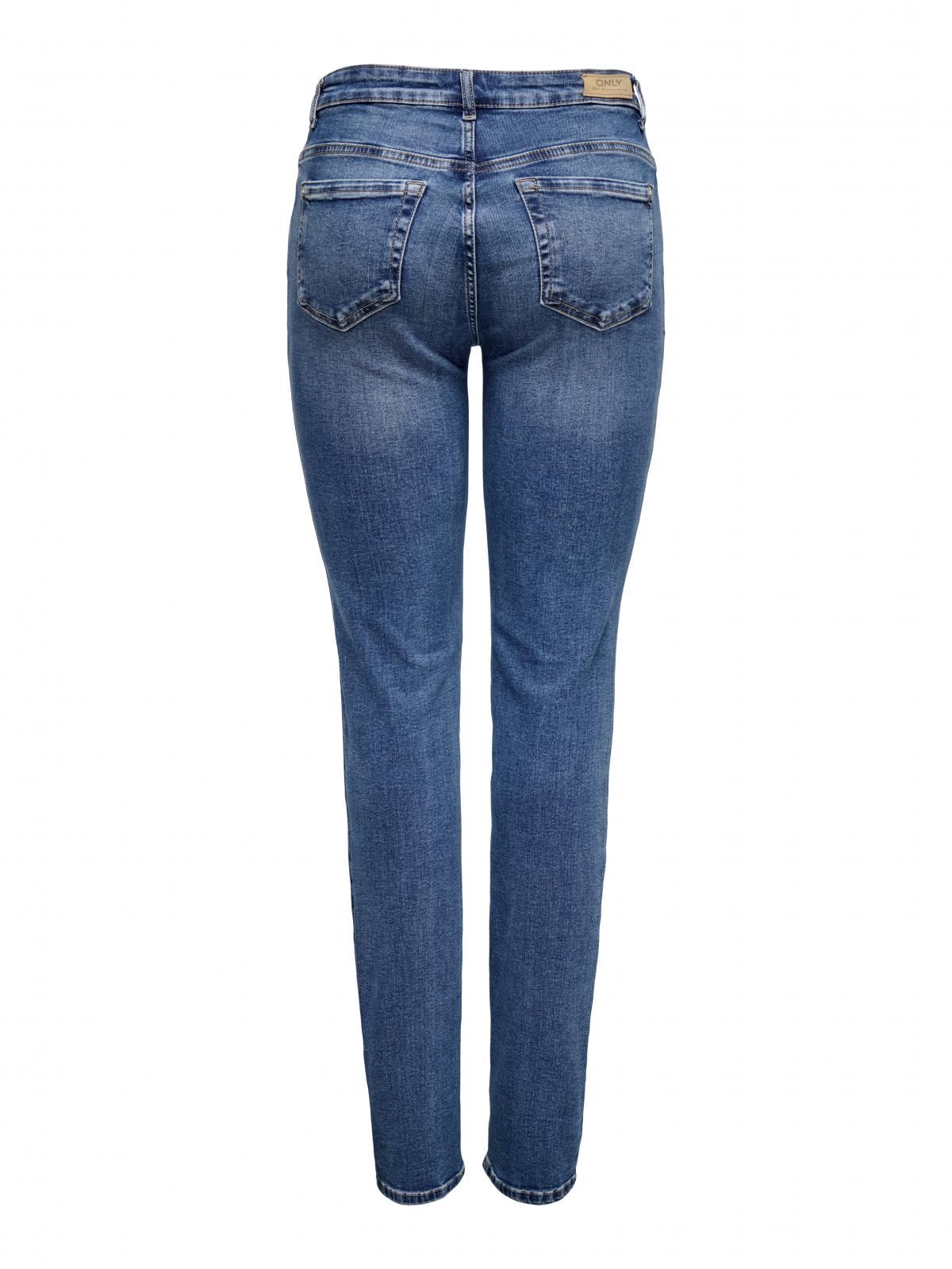온리 데님 미드웨이스트 슬림핏 청바지 15330805_2115 BLUE / MEDIUM BLUE DENIM - 상세 이미지 4