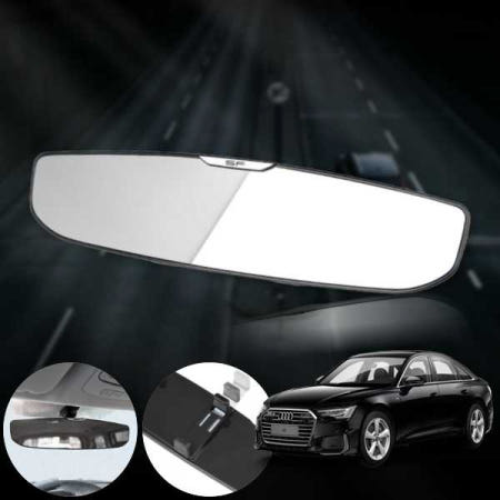 아우디 A6 3.2 FSI (BKH) SF 스마트 룸미러 300mm 와이드 평면거울 블랙 1개