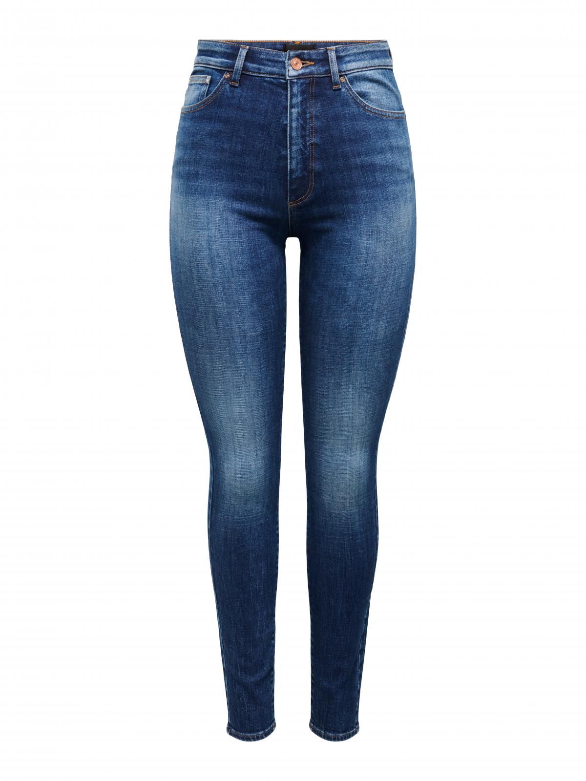 온리 하이라이즈 진청 데님 스키니진 15288954_2114 BLUE / DARK BLUE DENIM - 상세 이미지 3