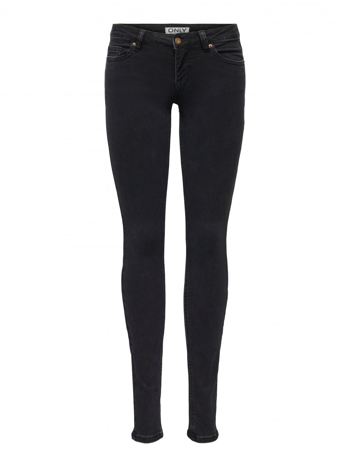 온리 데님 로우웨이스트 스키니핏 청바지 15366667_8183 BLACK / WASHED BLACK - 상세 이미지 3