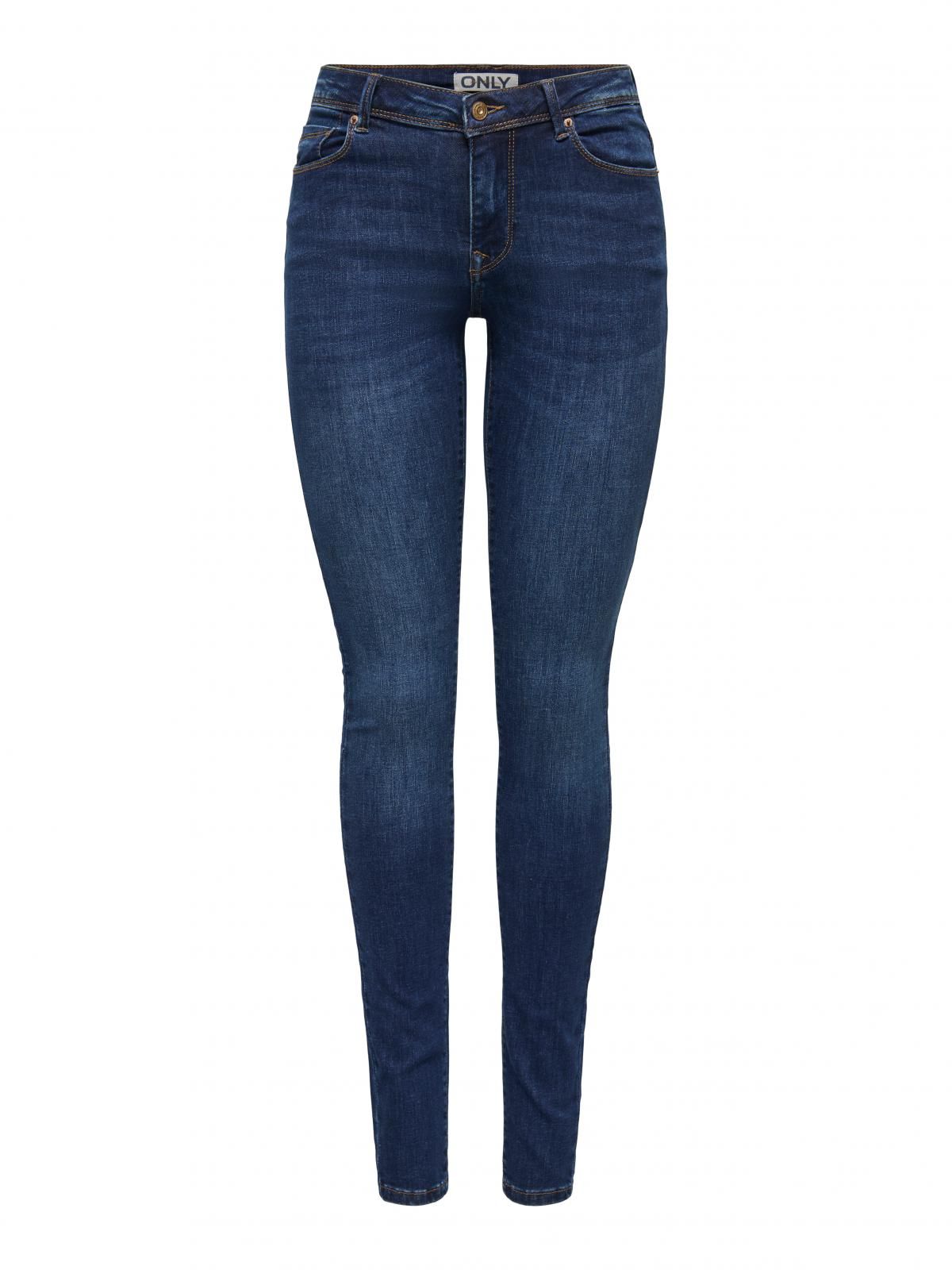 온리 미드웨이스트 스키니핏 청바지 15366666_2114 BLUE / DARK BLUE DENIM - 상세 이미지 3