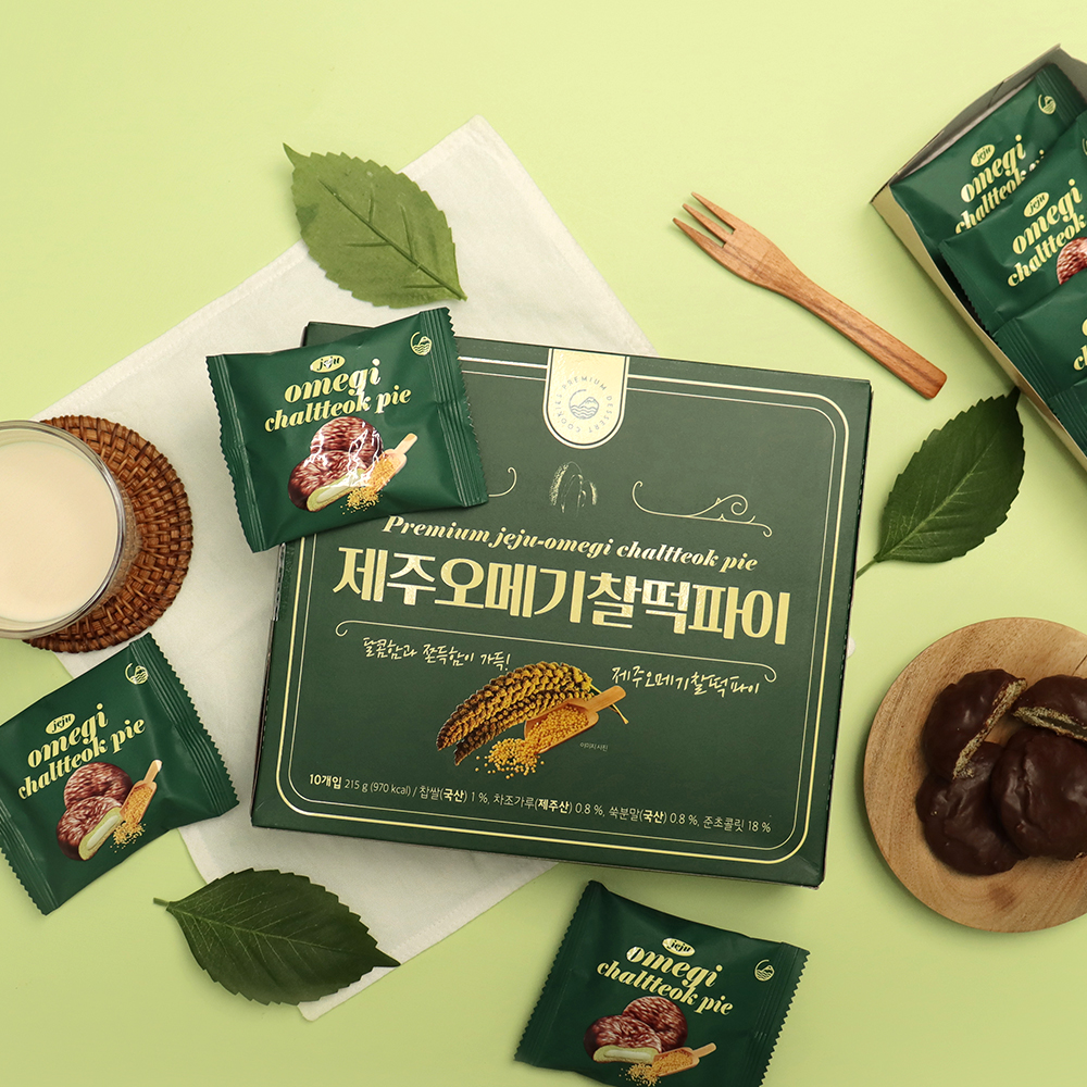 [3박스] 제주 오메기찰떡파이 10개입 215g 제주도특산품 이미지 7