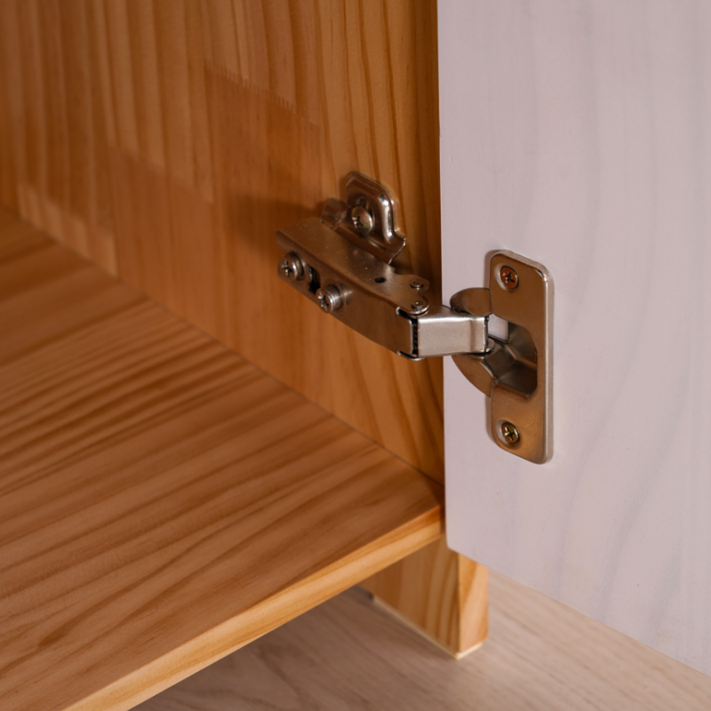 지비노 원목 틈새 장식장 4단, 300x300x1200, 내추럴