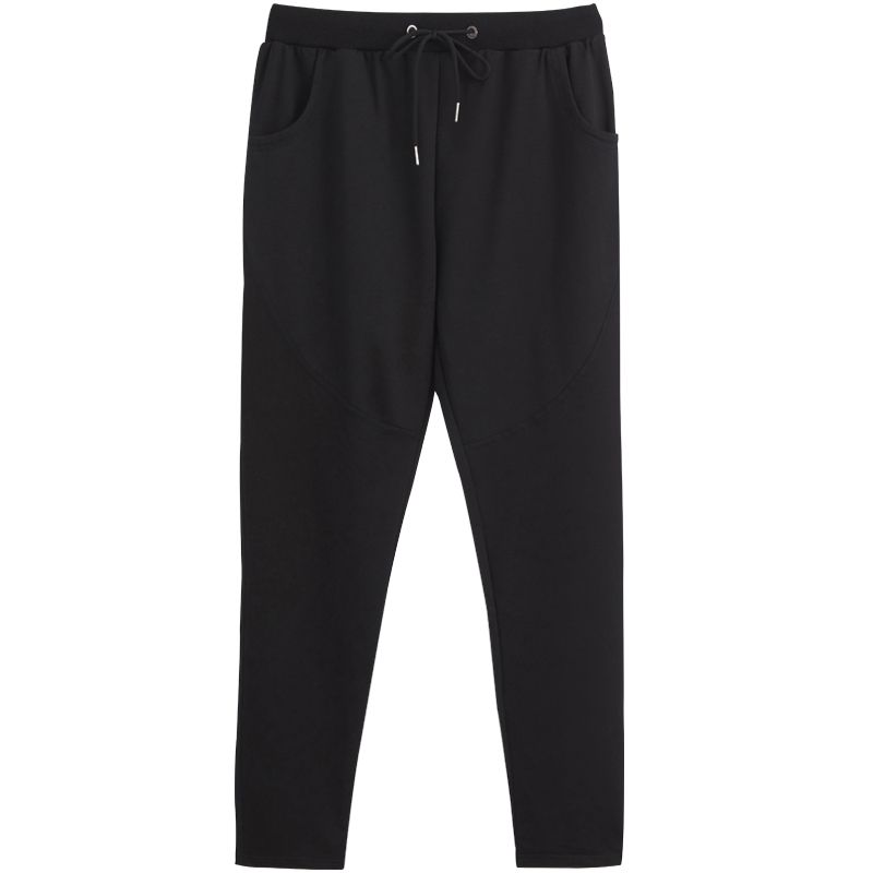 중년여성 트레이닝복 여름 후드 세트 봄가을 할머니 중년 블랙(벨벳 없음) 4XL (72.5-85kg) 이미지 6