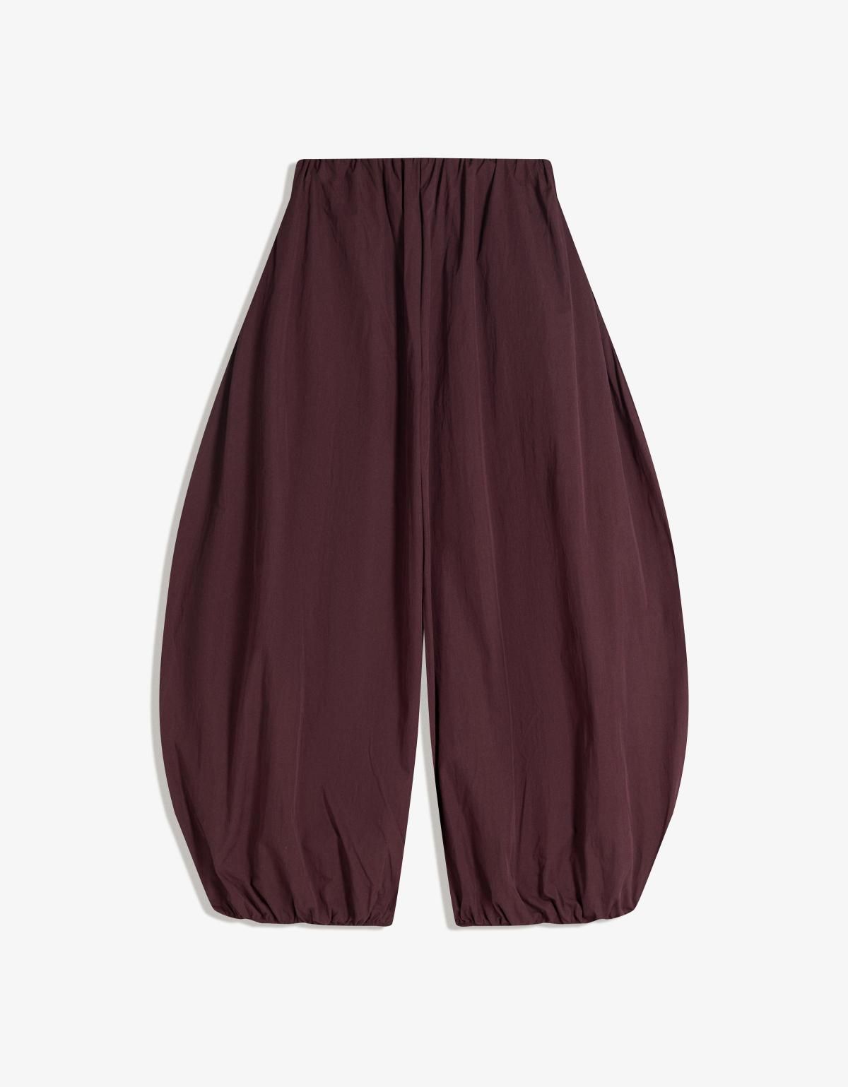 버쉬카 와이드 벌룬 배기 불루머 팬츠 0047/741 MAROON - 상세 이미지 4