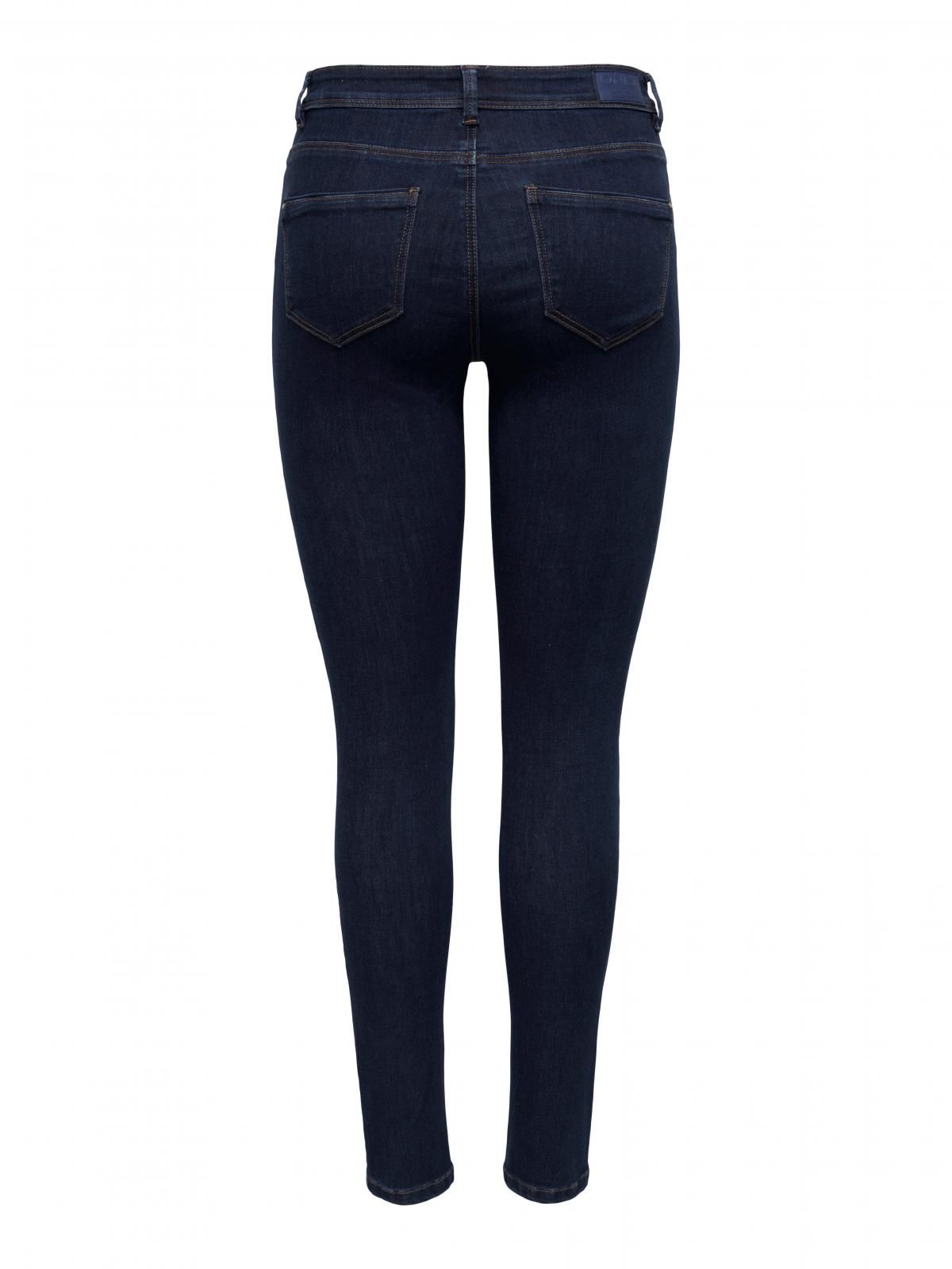 온리 데님 미드웨이스트 스키니핏 청바지 15272480_2114 BLUE / DARK BLUE DENIM - 상세 이미지 4