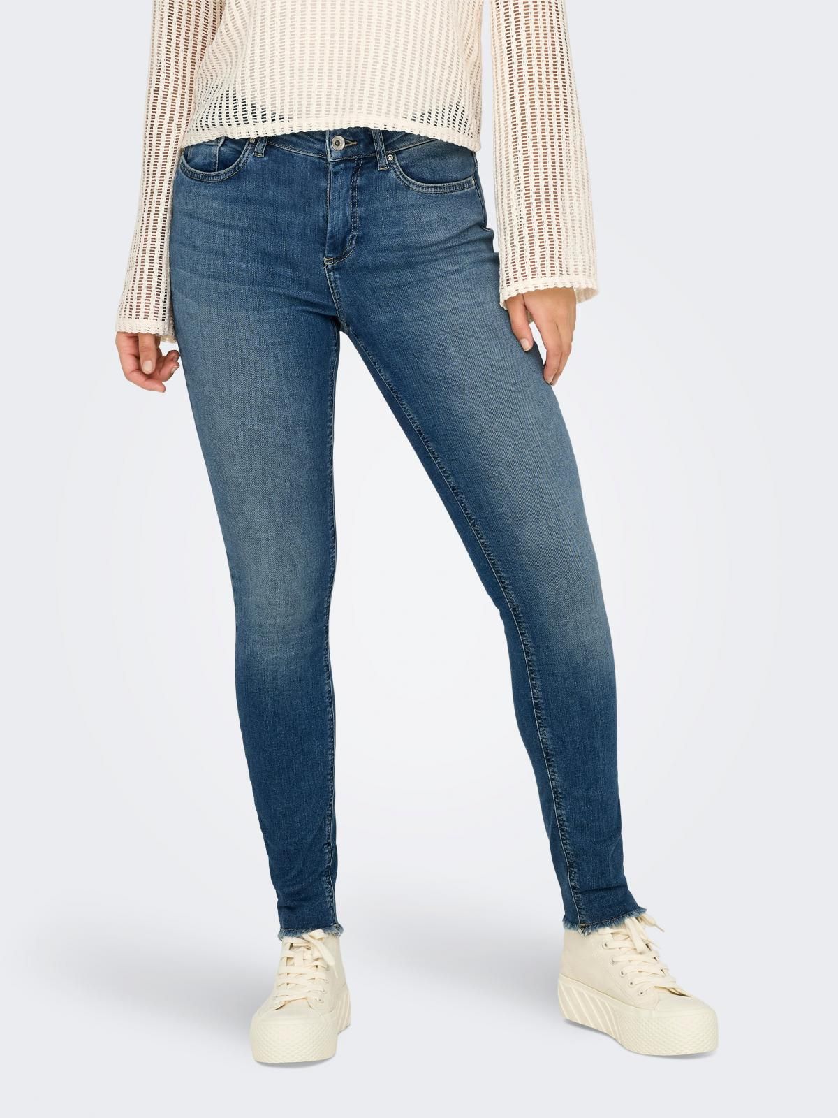 온리 테크니컬 미드웨이스트 스키니핏 진 15322565_7026 BLUE / SPECIAL BLUE GREY DENIM - 상품 이미지