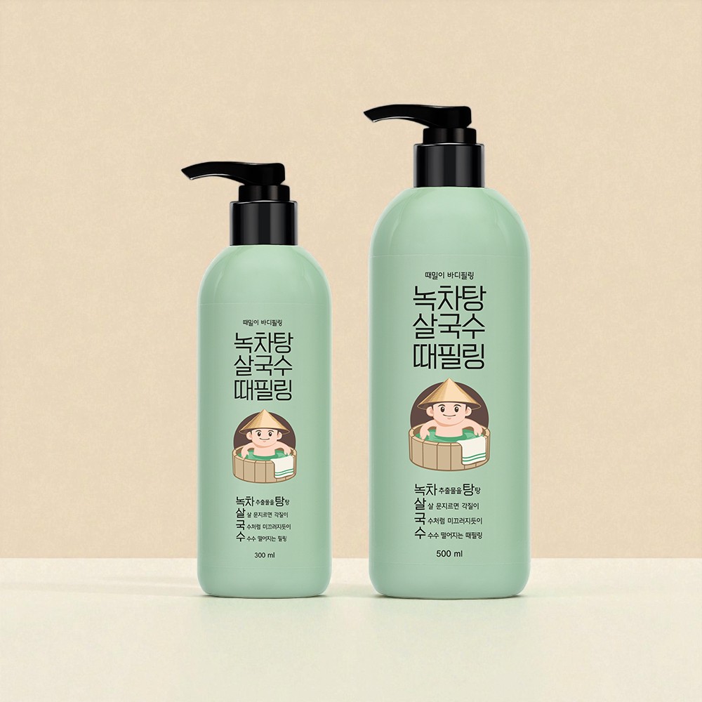 라끄베르 때밀이 바디필링 살국수 녹차탕 500 mL 제품 이미지