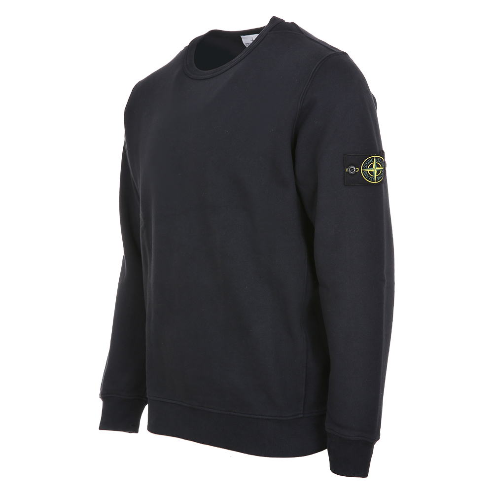 스톤아일랜드 와펜 오가닉 코튼 네이비 맨투맨 811562420 V0020 (2024 F/W) XXL - 상세 이미지 2