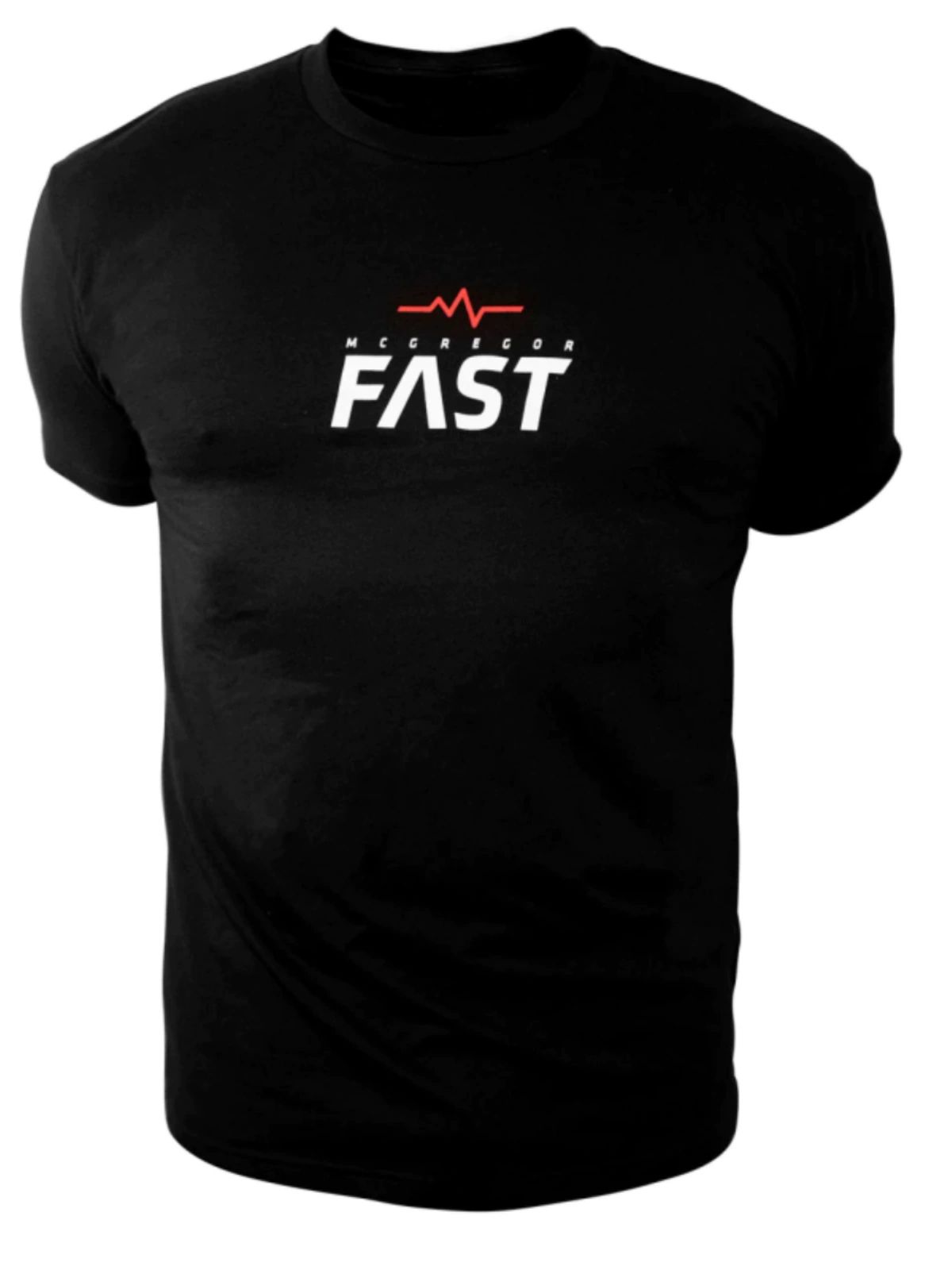 코너 맥그리거 반팔티 fast 블랙 ufc 운동복 남자 격투기 복싱 트레이닝 의상 라운드넥 - 상세 이미지 5