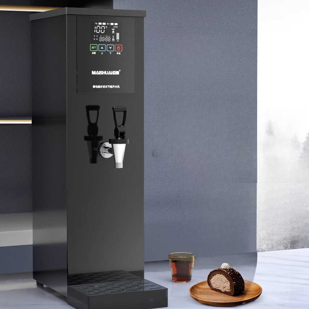 업소용 온수기 디스펜서 전기식 물공급 자동 조절기 40L + 온도조절 블랙 - 상세 이미지 4