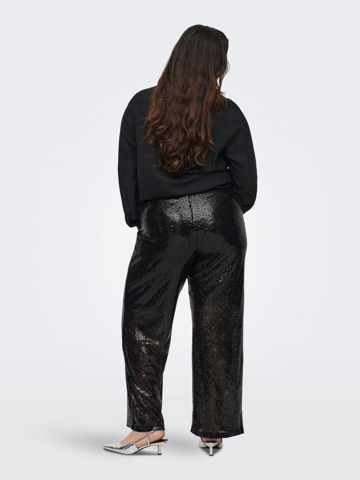온리 시퀸 와이드핏 테크니컬 팬츠 15368975_2161_1253010 BLACK / BLACK - 상세 이미지 2