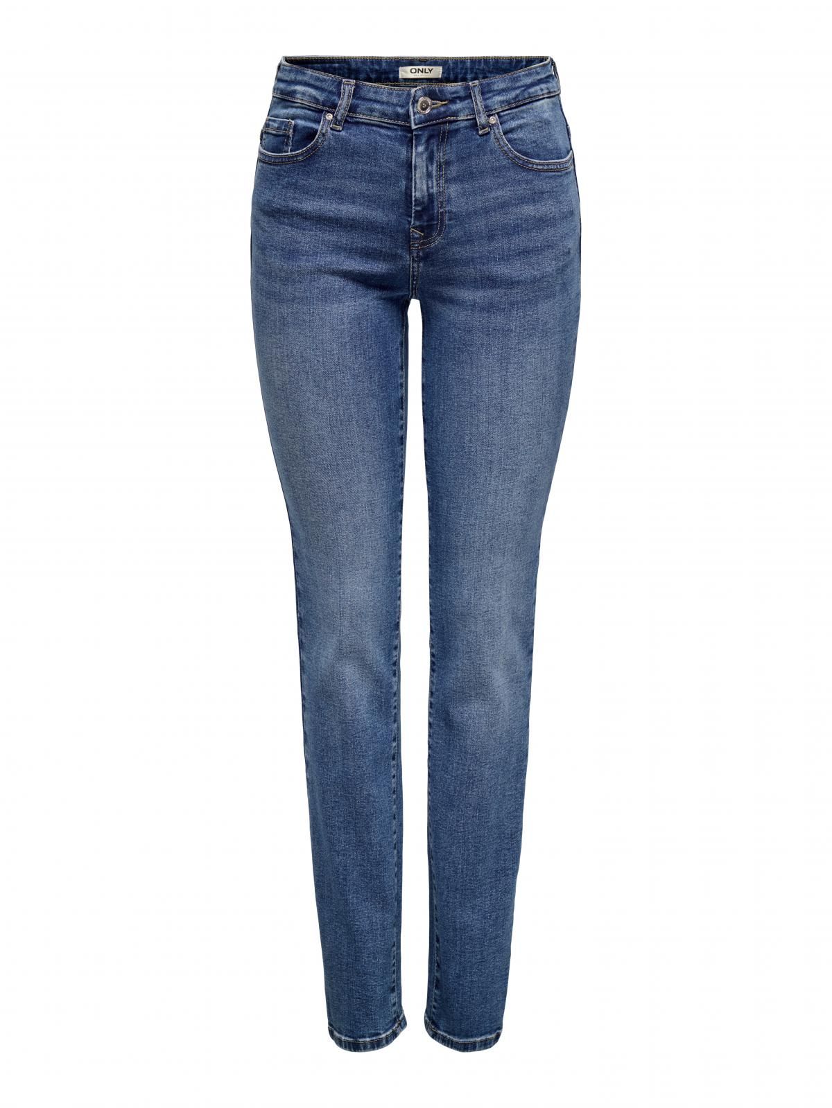 온리 데님 미드웨이스트 슬림핏 청바지 15330805_2115 BLUE / MEDIUM BLUE DENIM - 상세 이미지 3