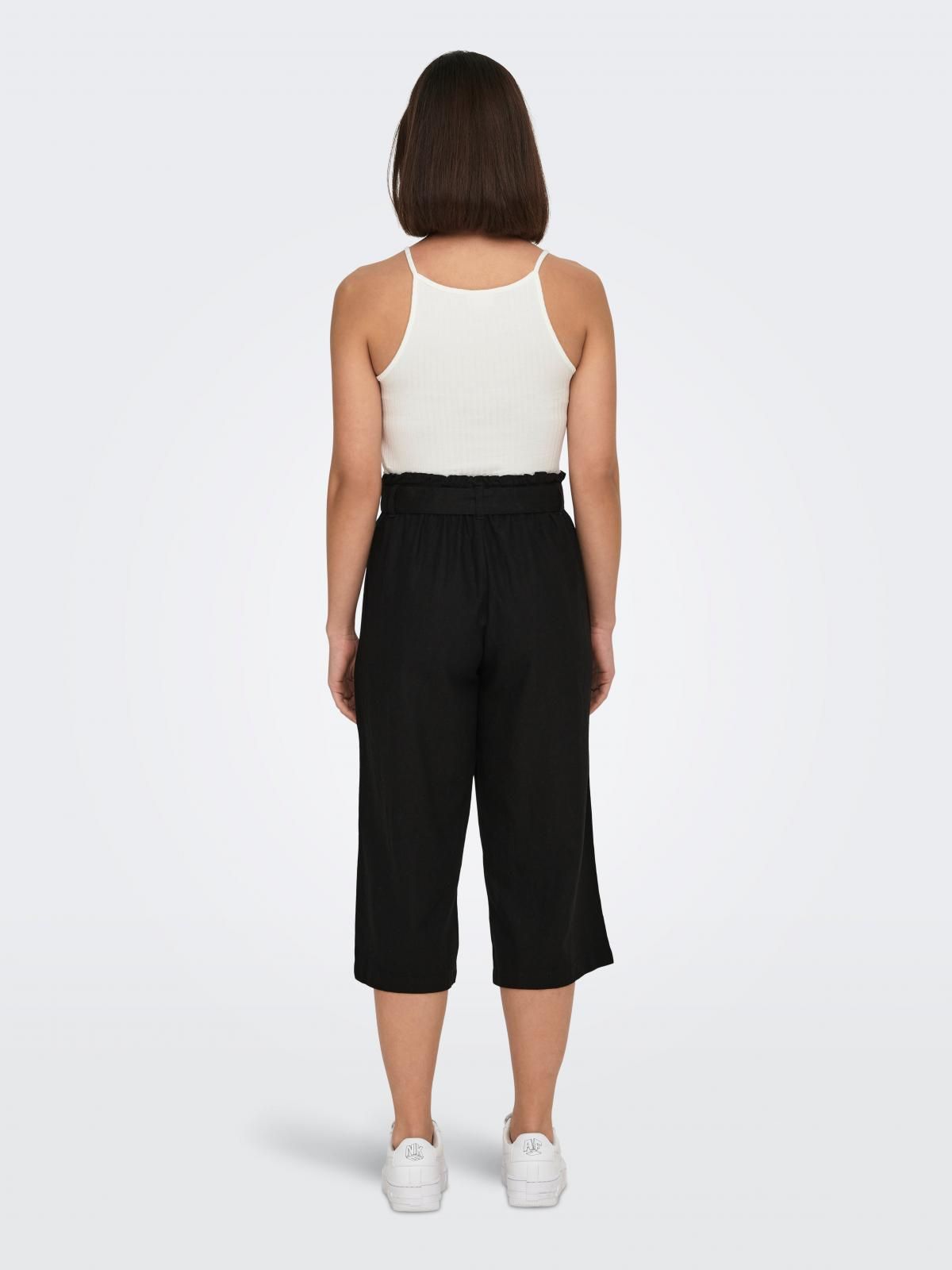 제이디와이 루즈핏 와이드 크롭 팬츠 밴딩 블랙 15254627_2161 BLACK / BLACK - 상세 이미지 5