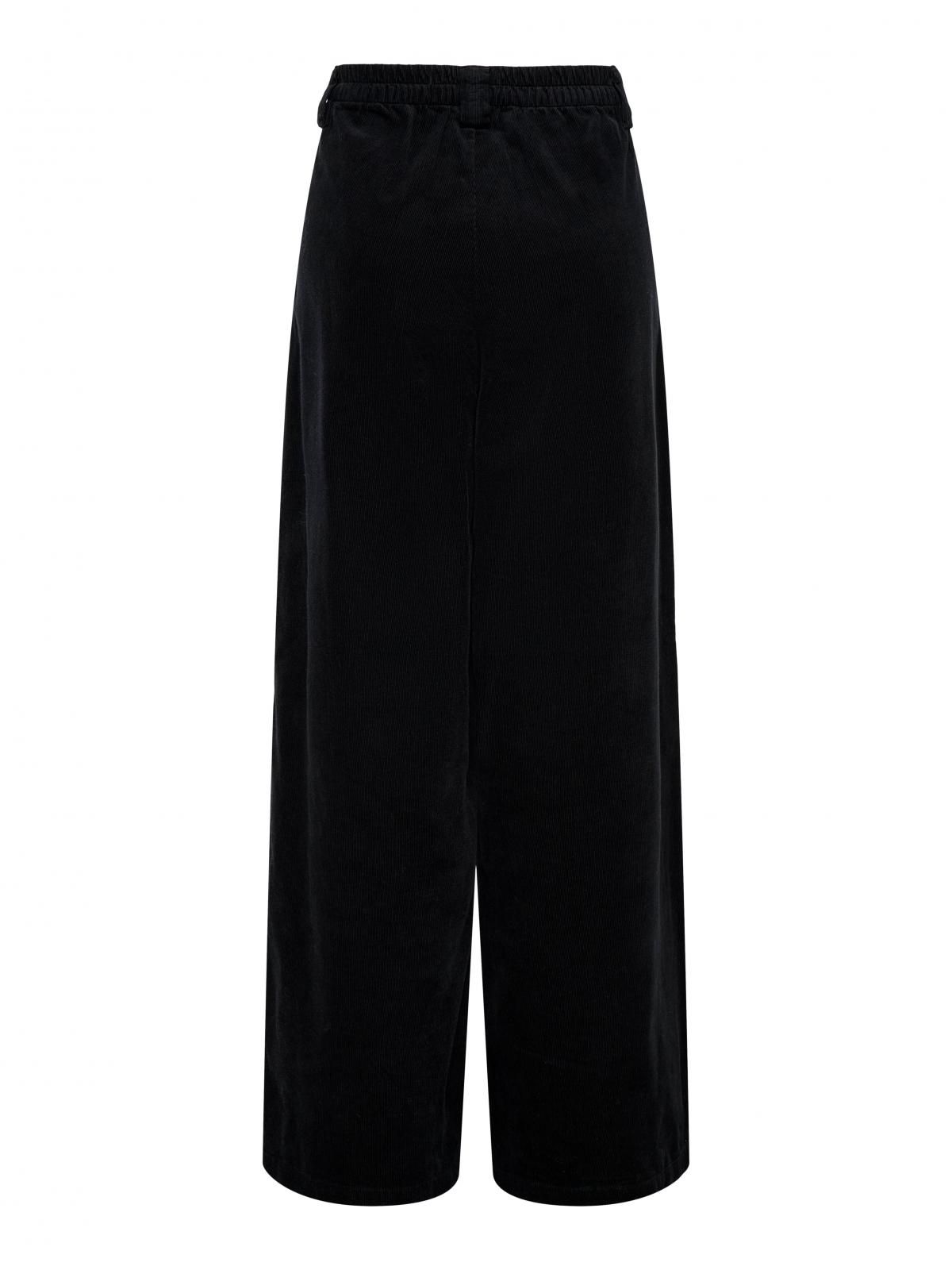 온리 코듀로이 하이웨이스트 와이드 팬츠 블랙 15351309_2161 BLACK / BLACK - 상세 이미지 4