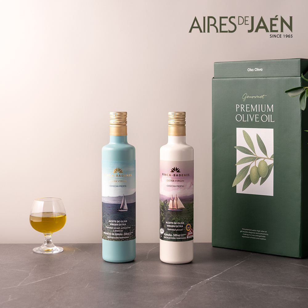 아이레스데하엔 핀카 바데네스 엑스트라버진 올리브오일 2종 선물세트 500ml, 2병 - 상세 이미지 2