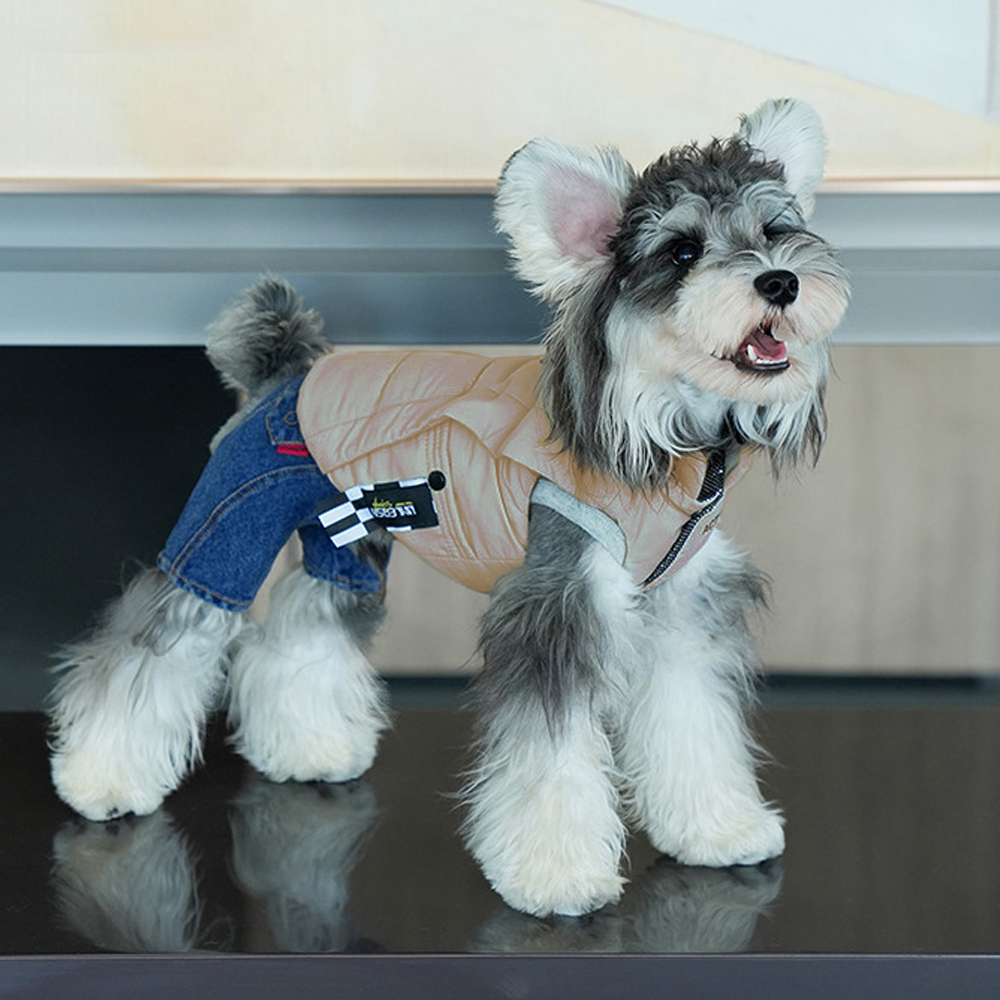 개과천선 코일리 패딩조끼 강아지옷 고양이옷