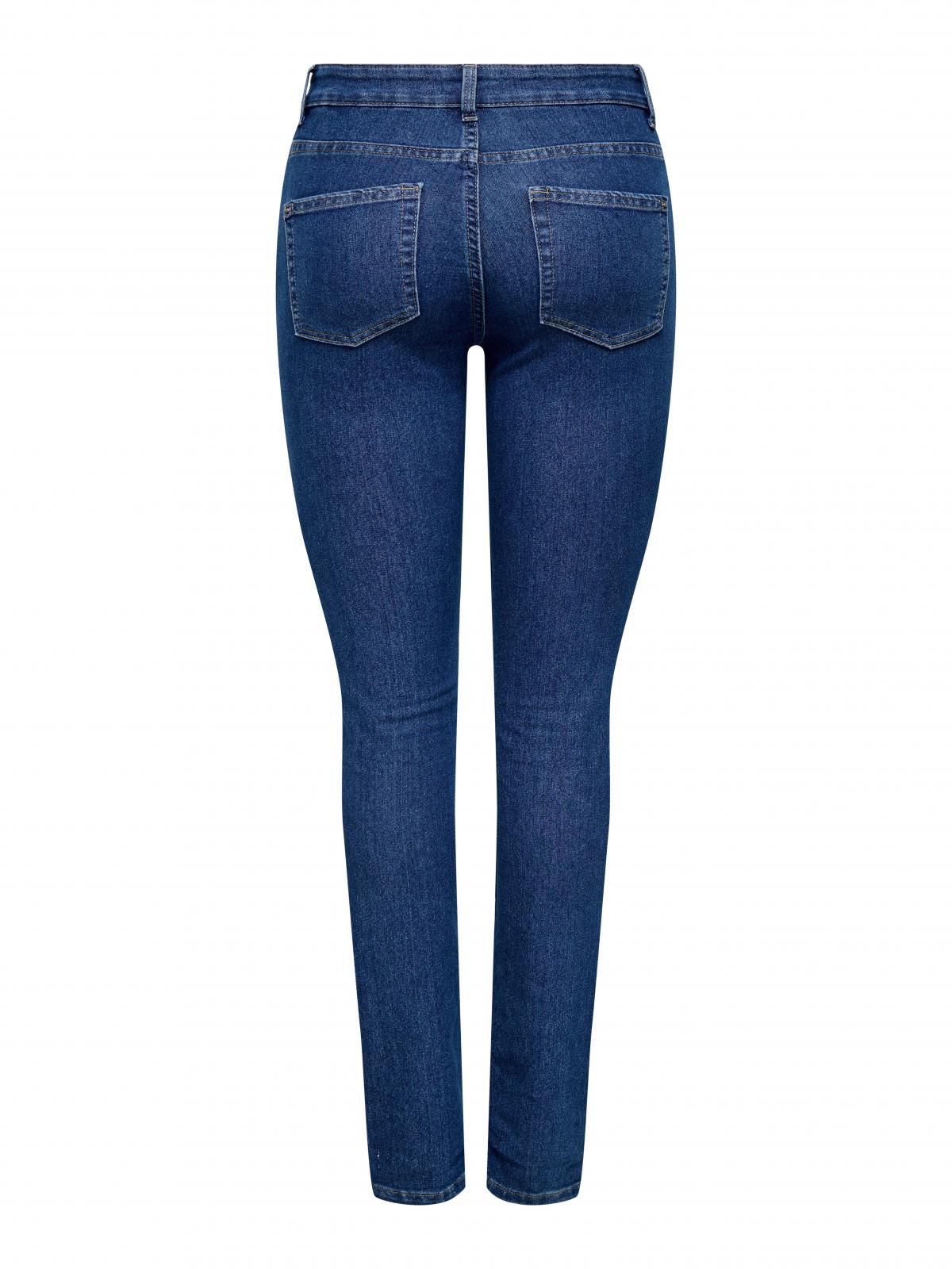 온리 데님 스키니핏 청바지 스트레치 15345197_2114 BLUE / DARK BLUE DENIM - 상세 이미지 4