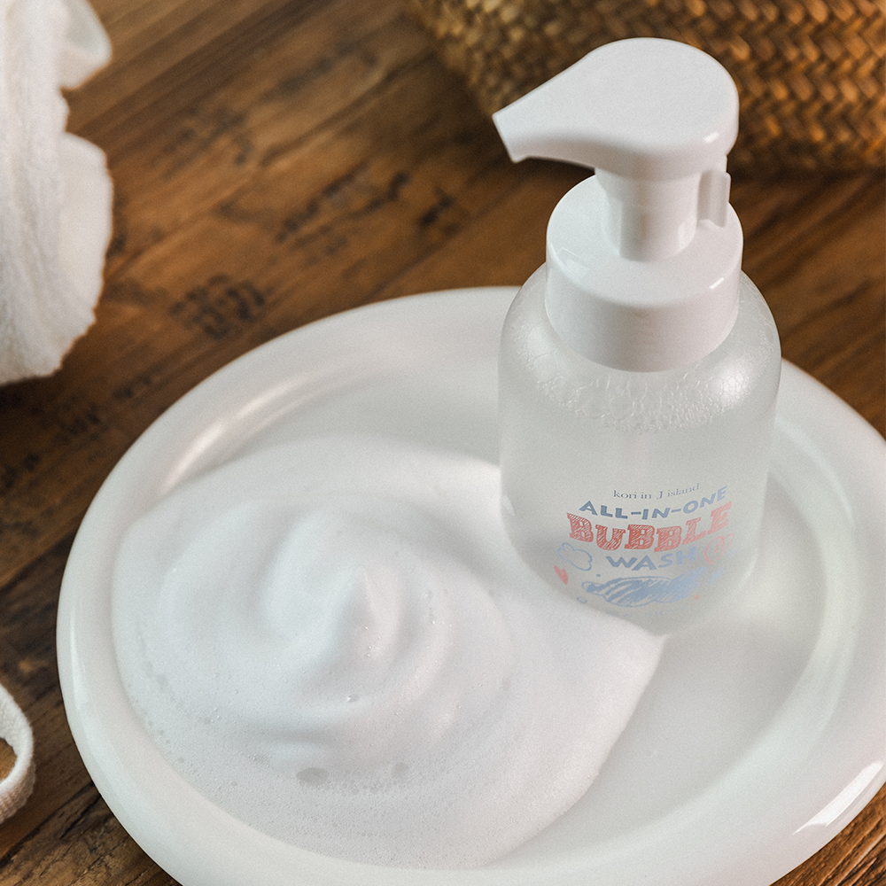 코리인제이아일랜드 아기바디워시 약산성 탑투토 올인원 버블워시 아기샴푸 신생아 300ml - 상세 이미지 4