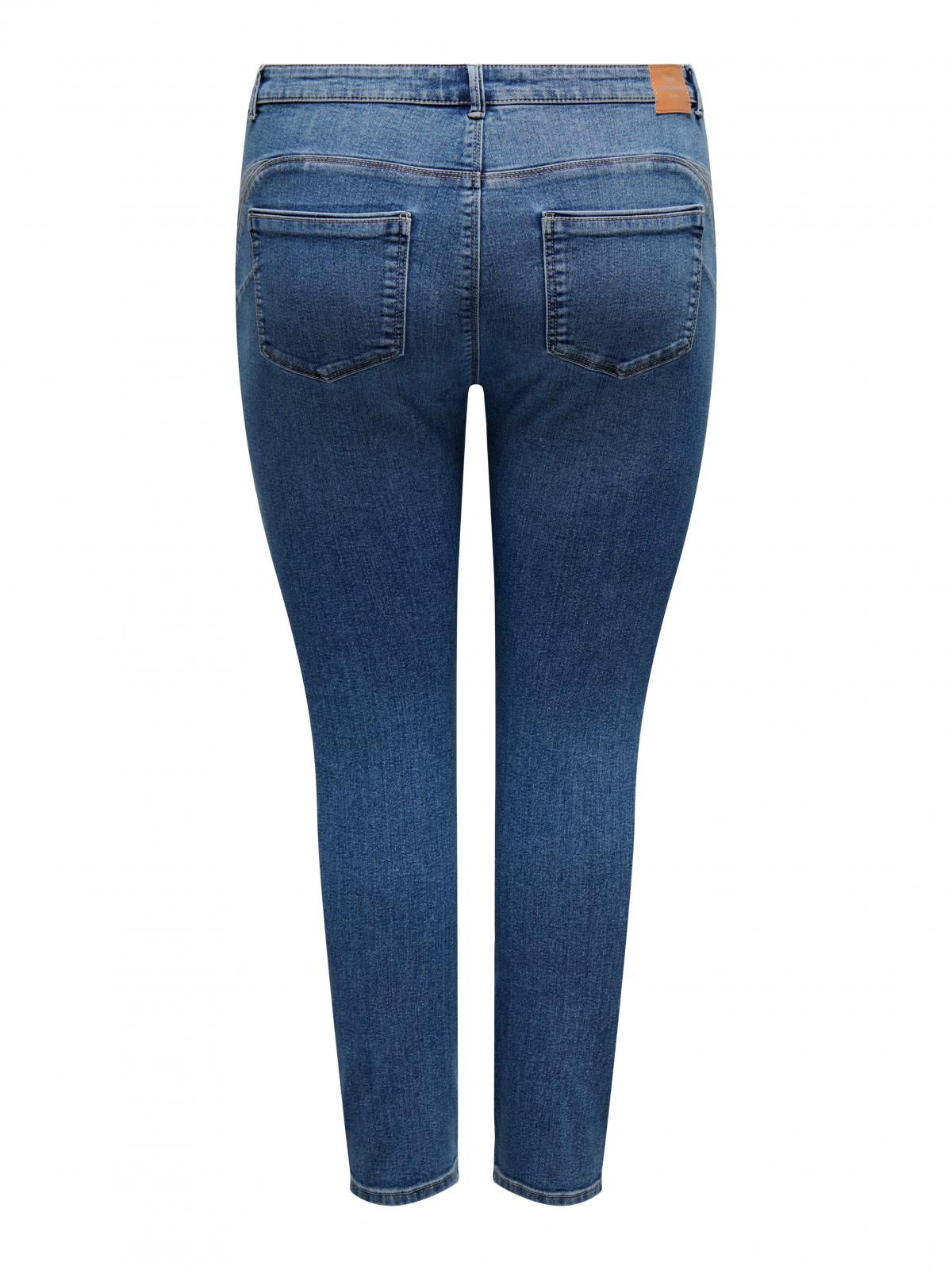 온리 미드웨이스트 스키니핏 데님 청바지 15300125_2115 BLUE / MEDIUM BLUE DENIM - 상세 이미지 4
