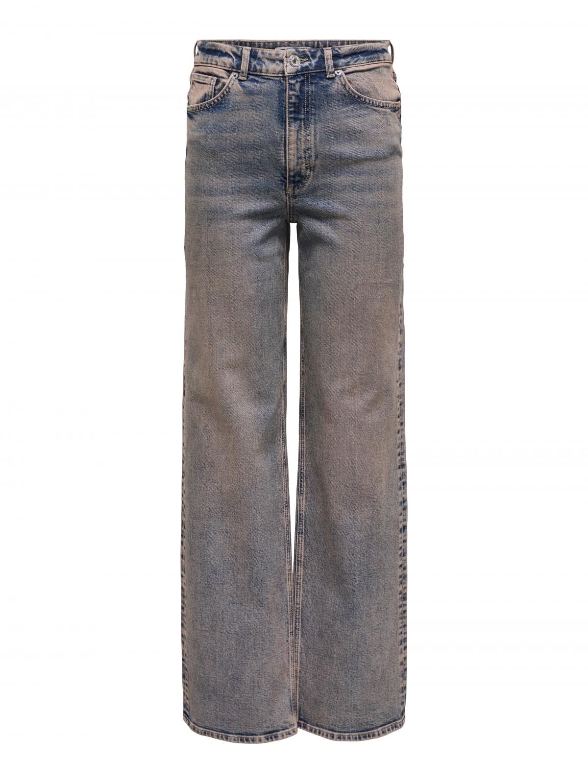 온리 하이웨이스트 진청 와이드 진 15346350_2114_1179575 BLUE / DARK BLUE DENIM - 상세 이미지 3