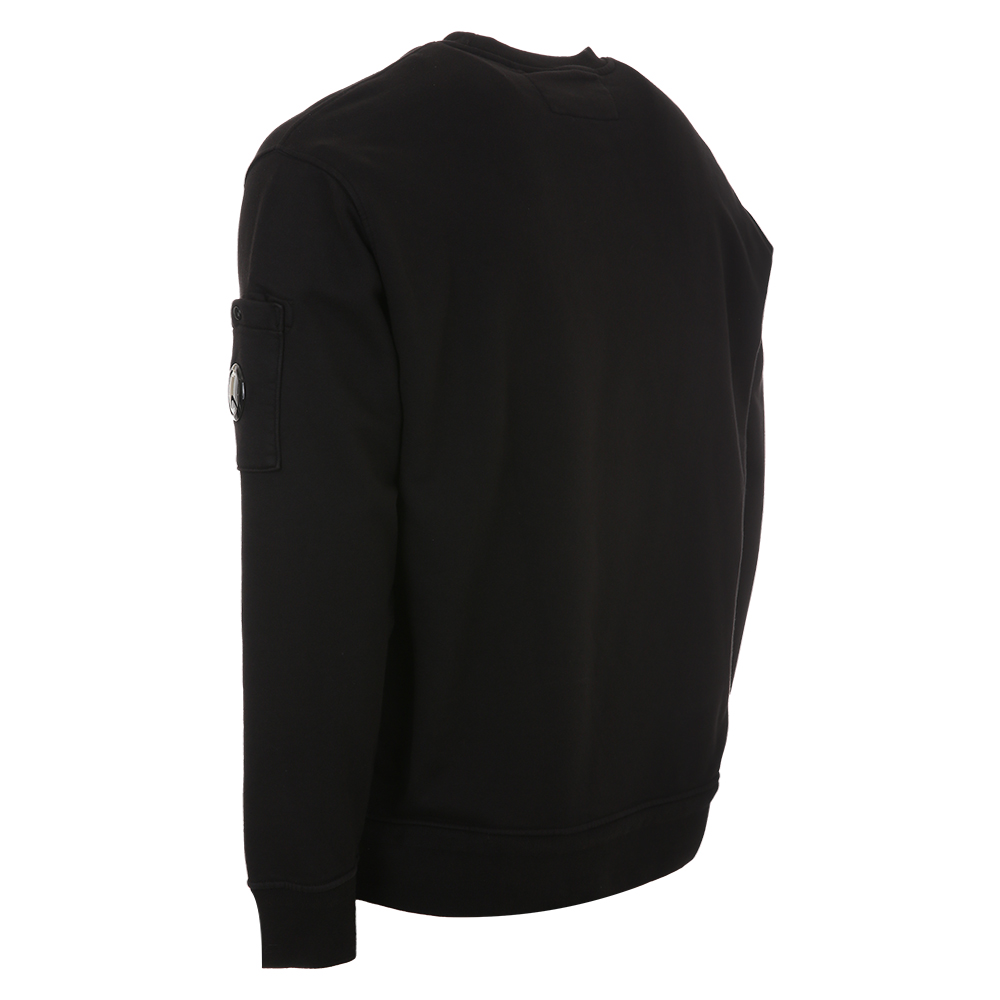CP컴퍼니 렌즈 블랙 맨투맨 18CMSS098A 110044G 999 (2025 S/S) XL - 상세 이미지 4