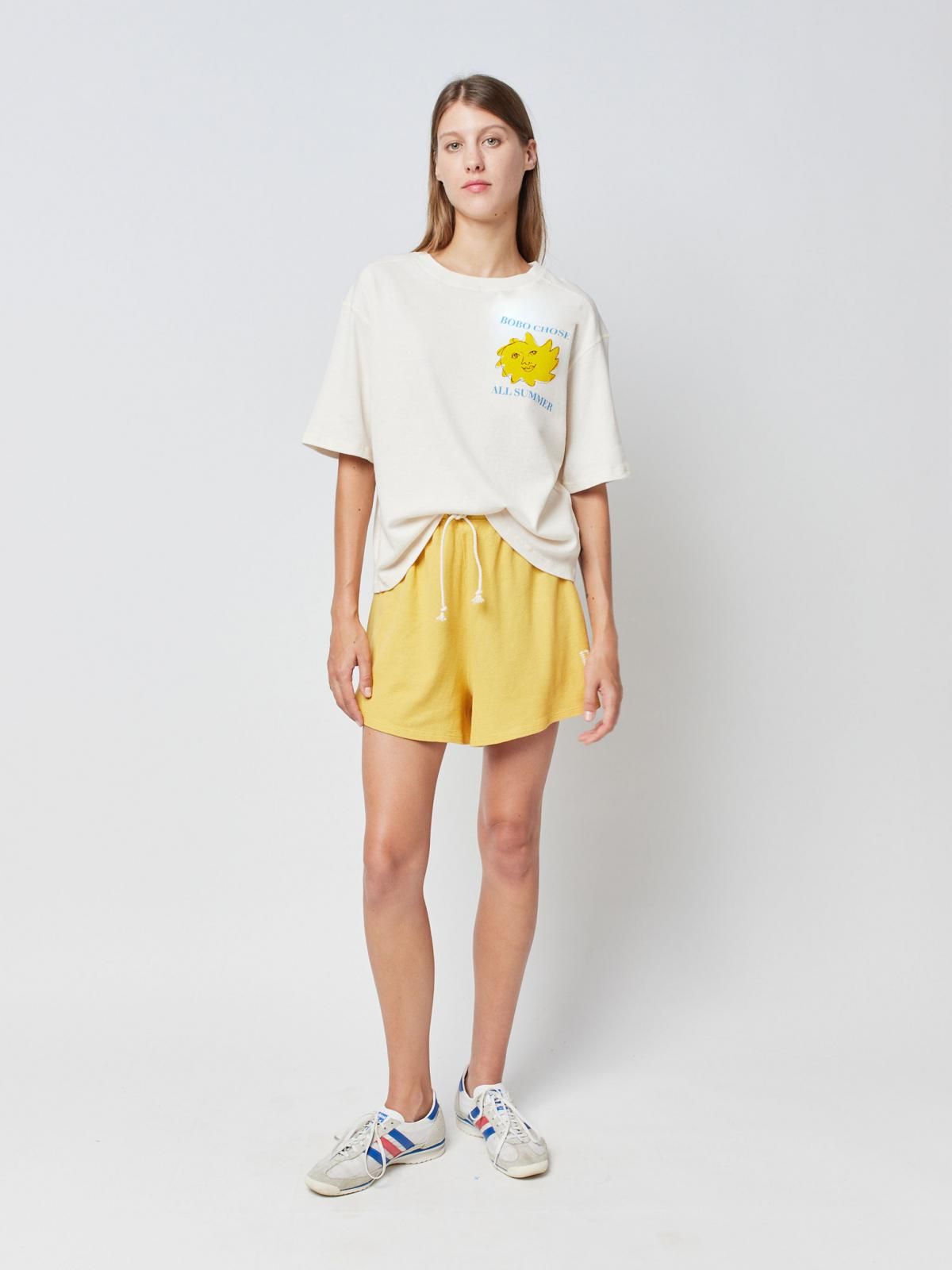 보보쇼즈 오가닉 박시핏 반팔 티셔츠 오프화이트 123BD003 ONE COLOR - 상세 이미지 5