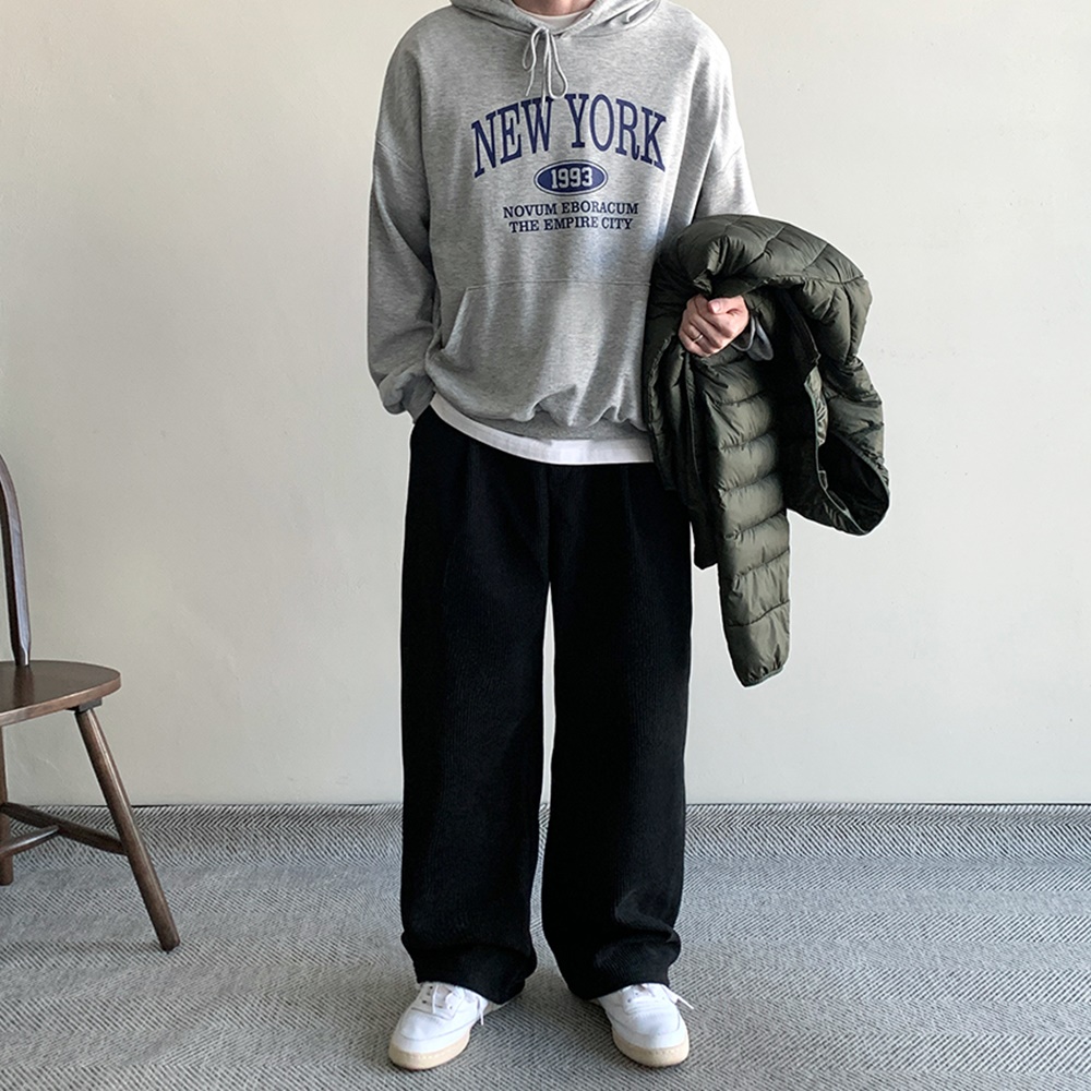 1+1 남자코듀로이팬츠 남성골덴바지 남자기모바지 벌룬팬츠 - 상세 이미지 4